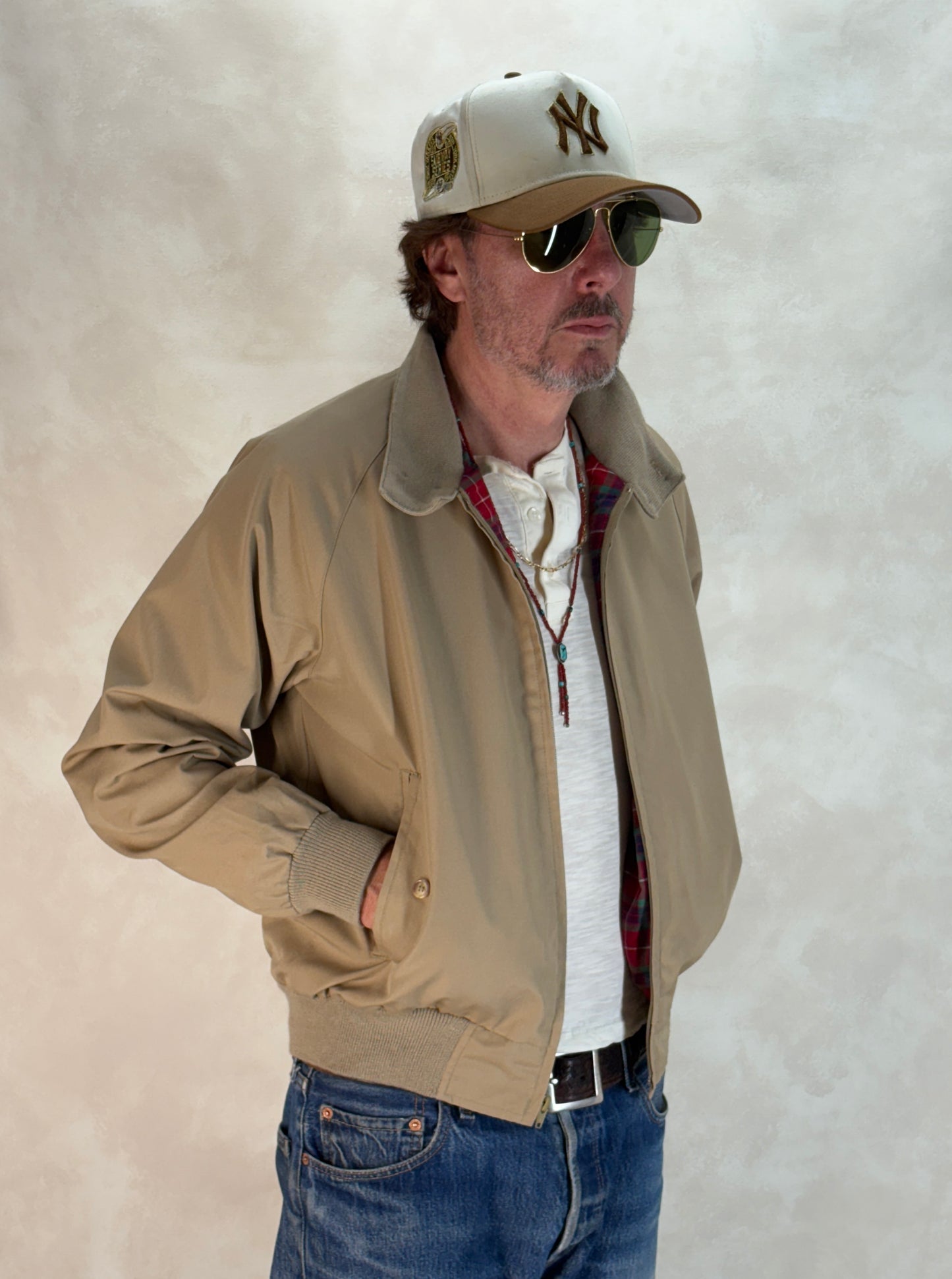Size Med , 90s Light zipper jacket made by Lands end