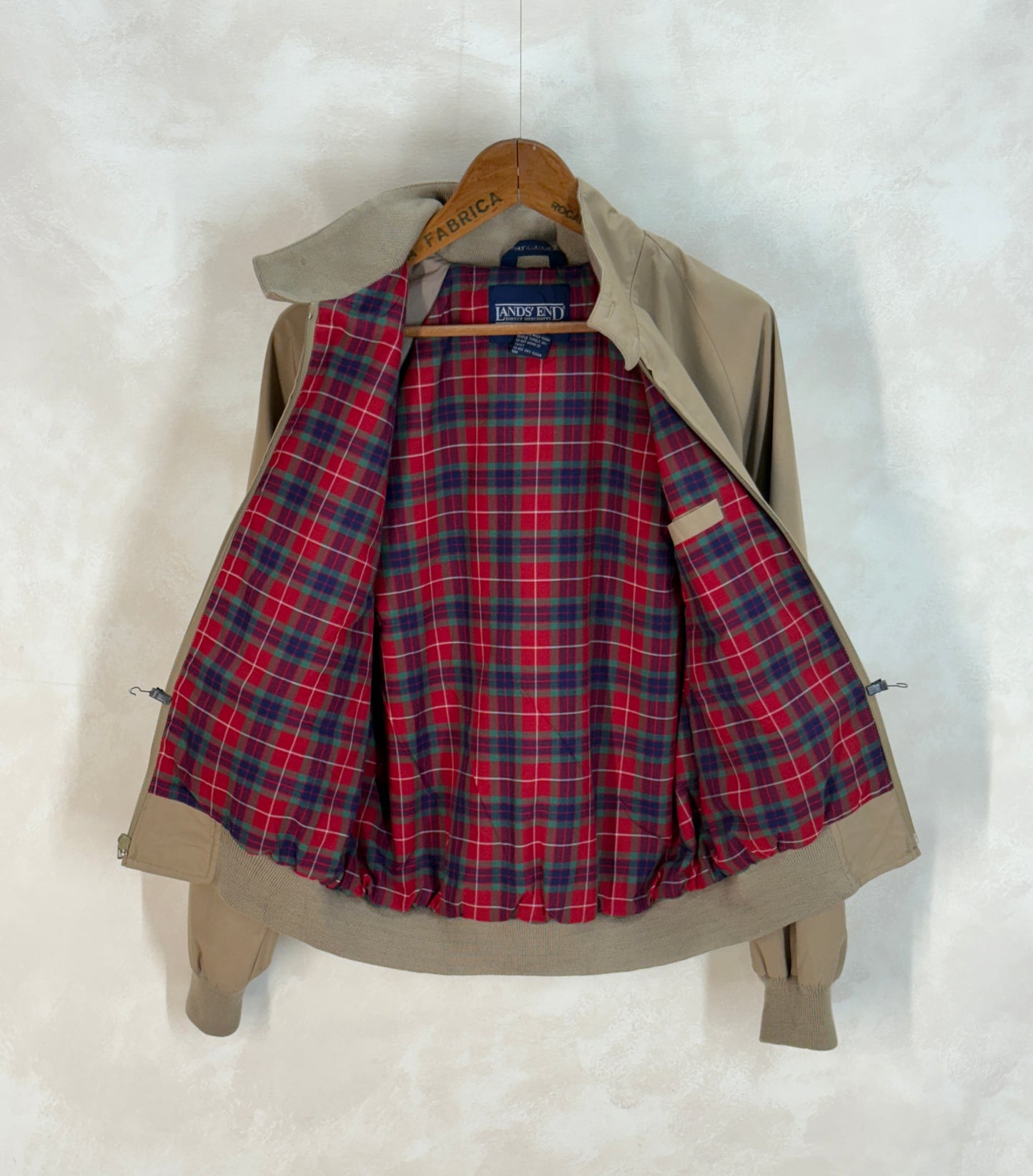 Size Med , 90s Light zipper jacket made by Lands end