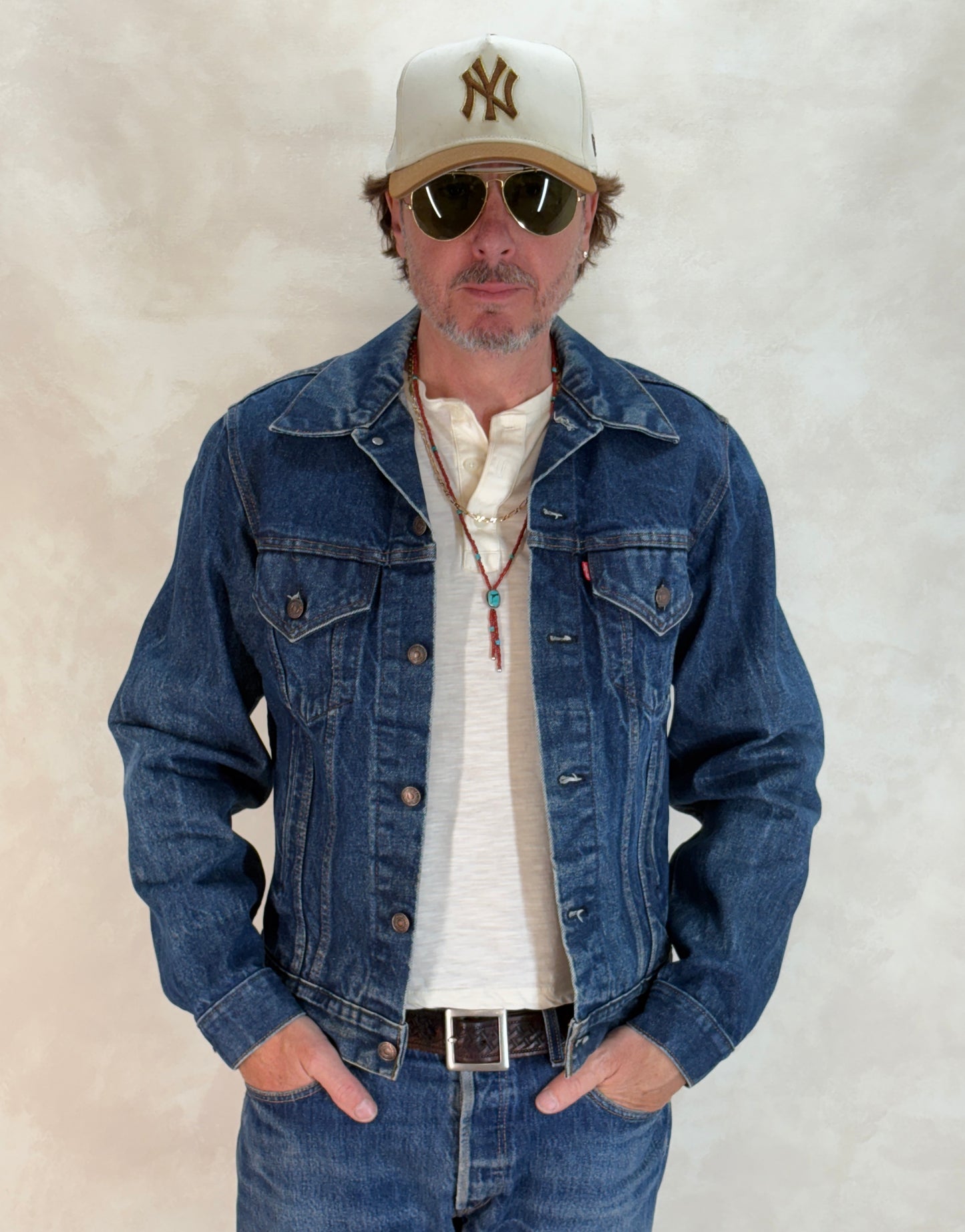 Size 40L US / 52L EU. Vintage 1980s Levis 70506 Trucker Jacket – 4 Pockets – Made in USA