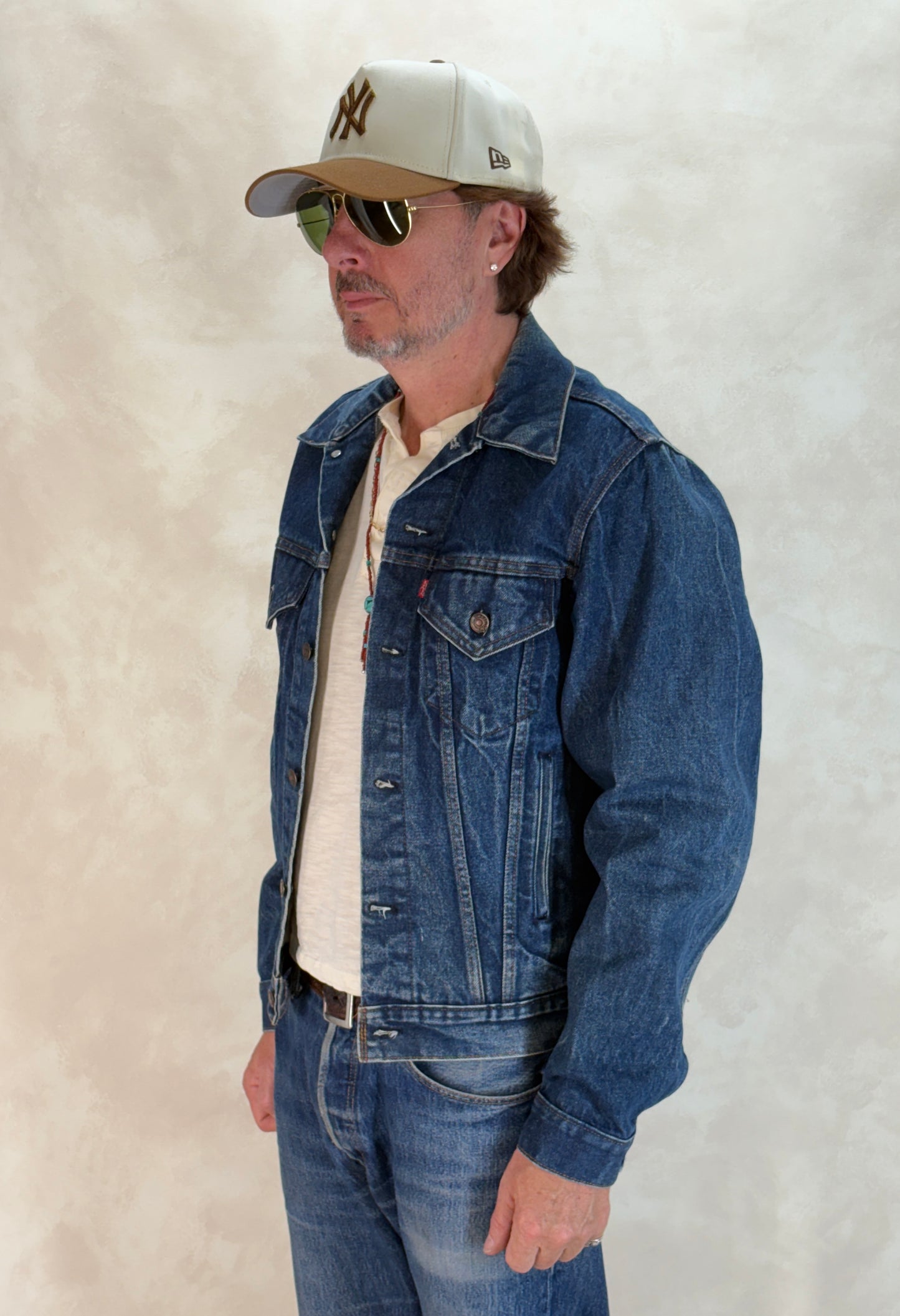Size 40L US / 52L EU. Vintage 1980s Levis 70506 Trucker Jacket – 4 Pockets – Made in USA