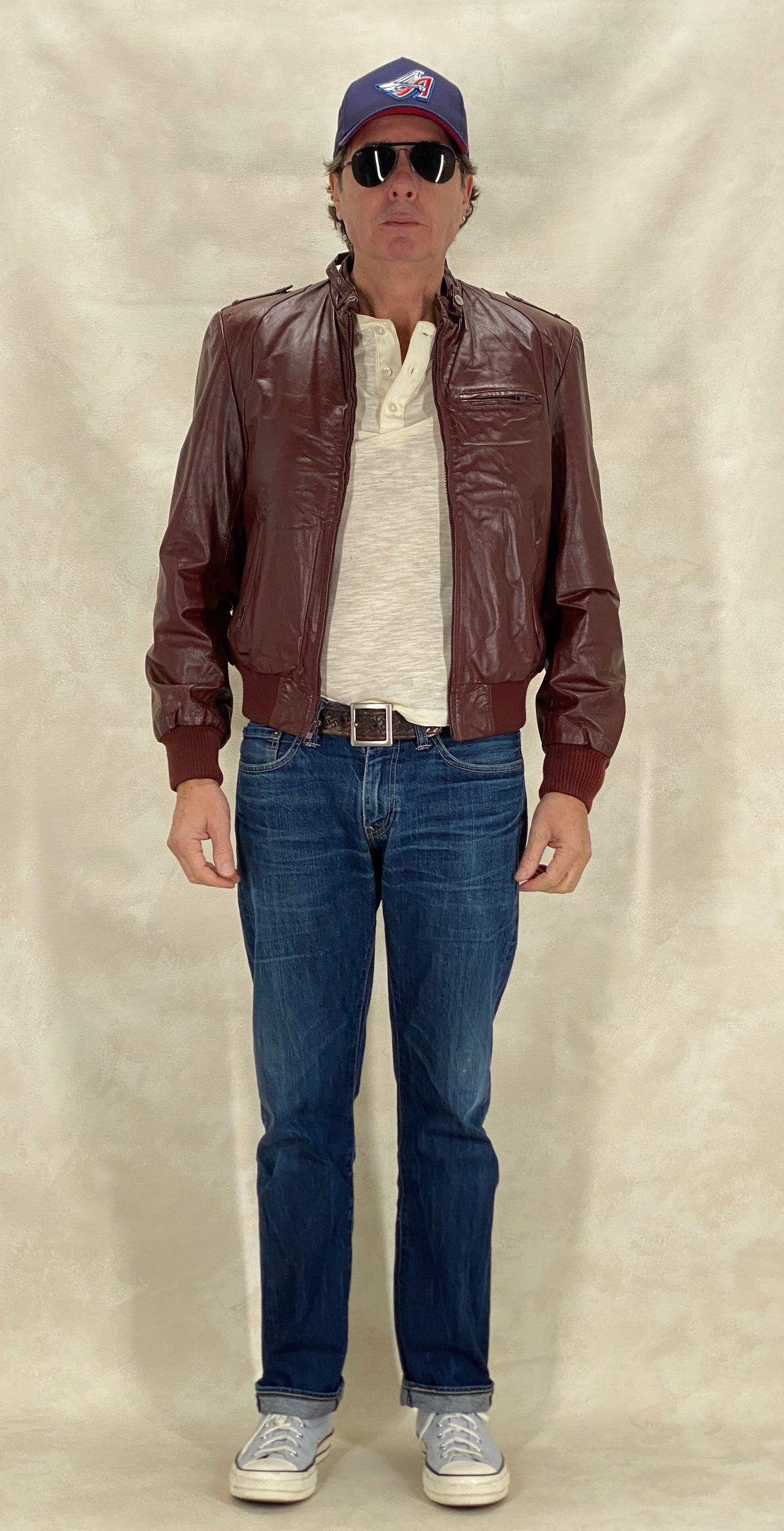 Size 42US / 52EU. Vintage leather jacket by Wilson