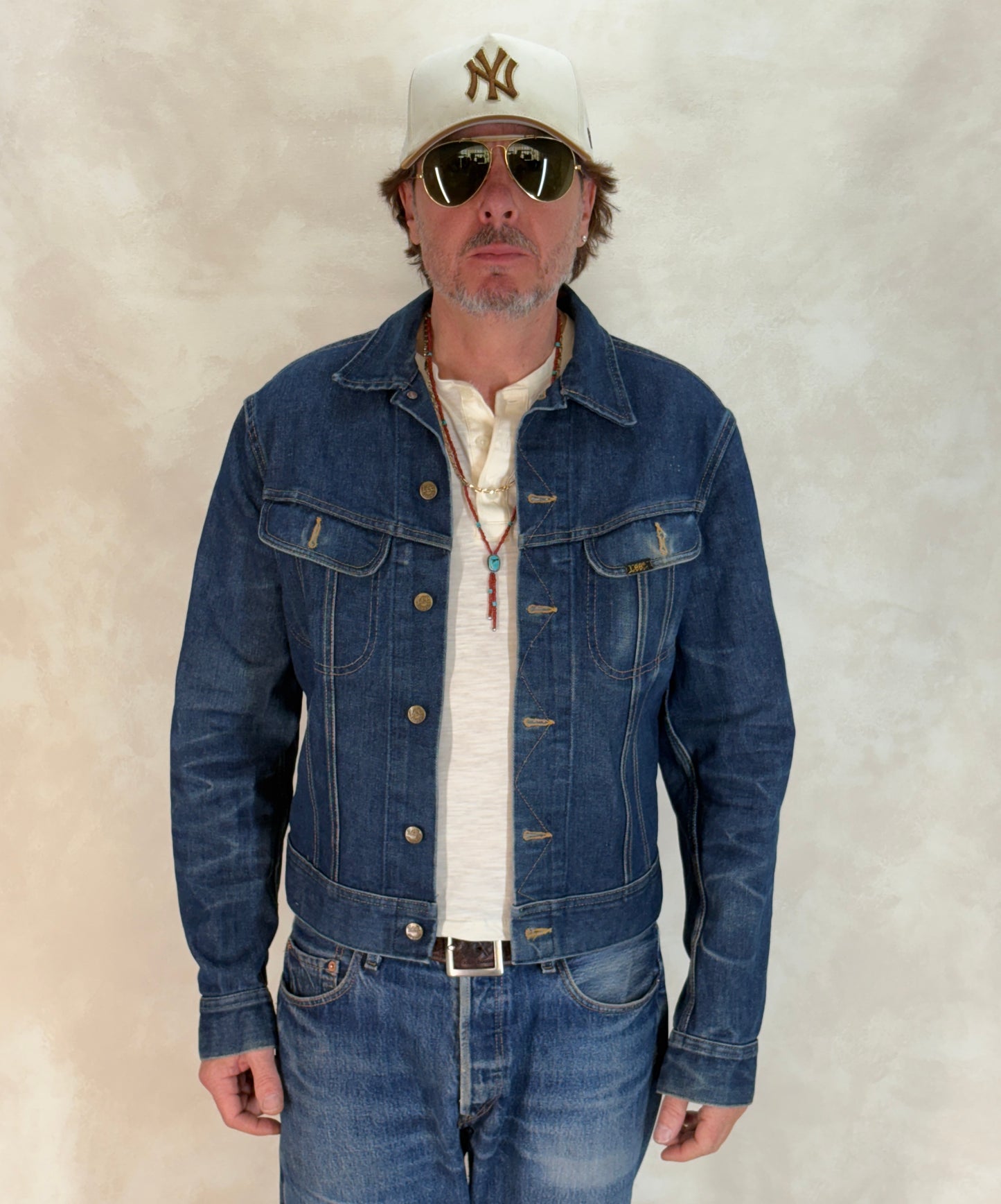 Size 40L US / 50L EU. Vintage 1970s Lee Denim Jacket – 2 Chest Pockets – Made in USA