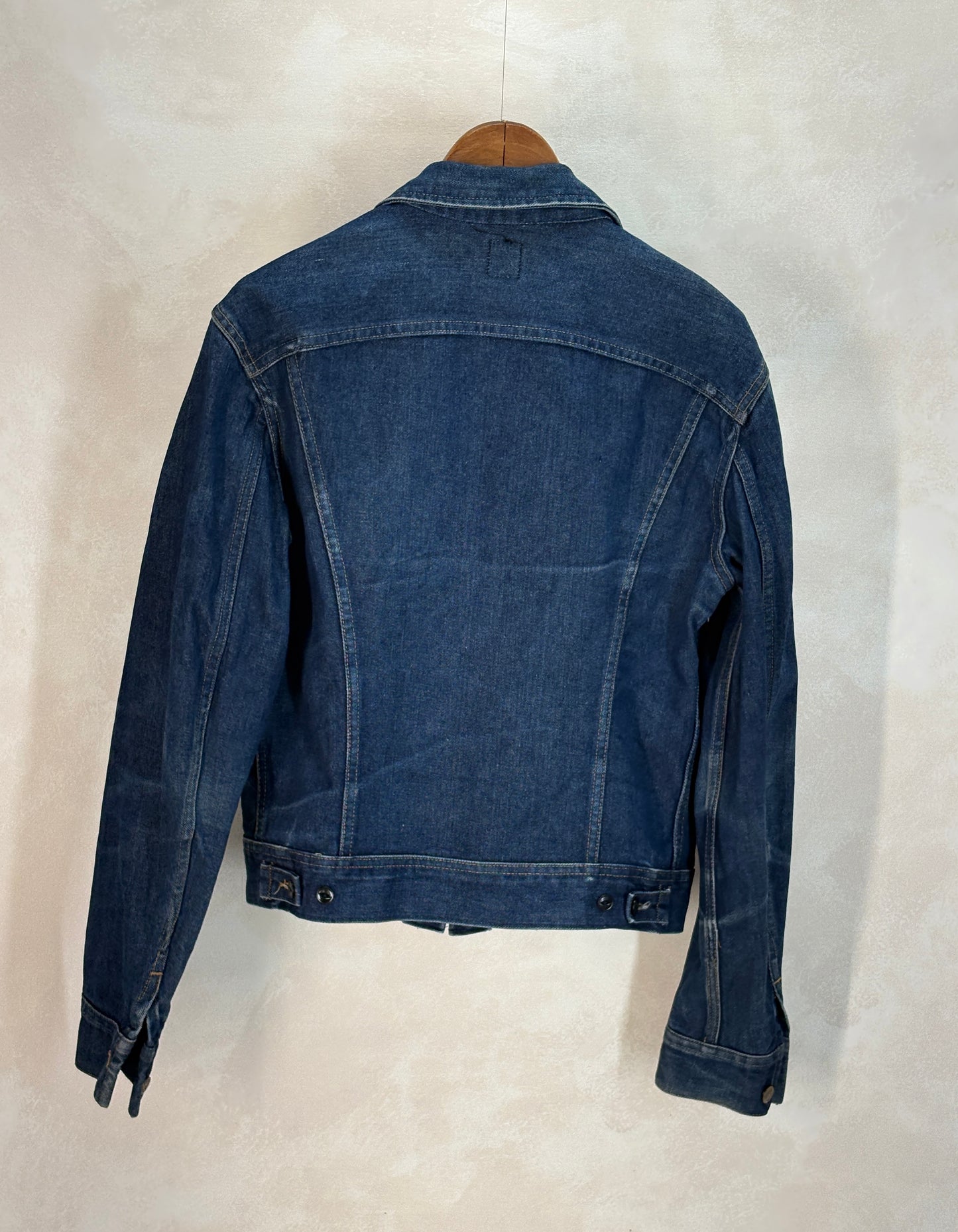 Size 40L US / 50L EU. Vintage 1970s Lee Denim Jacket – 2 Chest Pockets – Made in USA