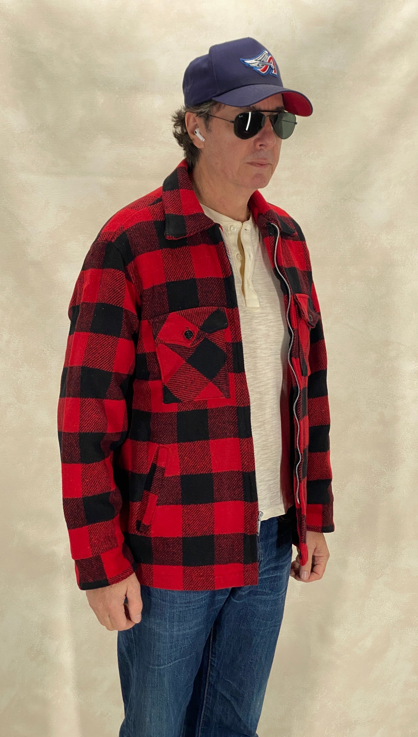 Vintage Buffalo Wool Jacket Made in USA | Size 42US (52EU)