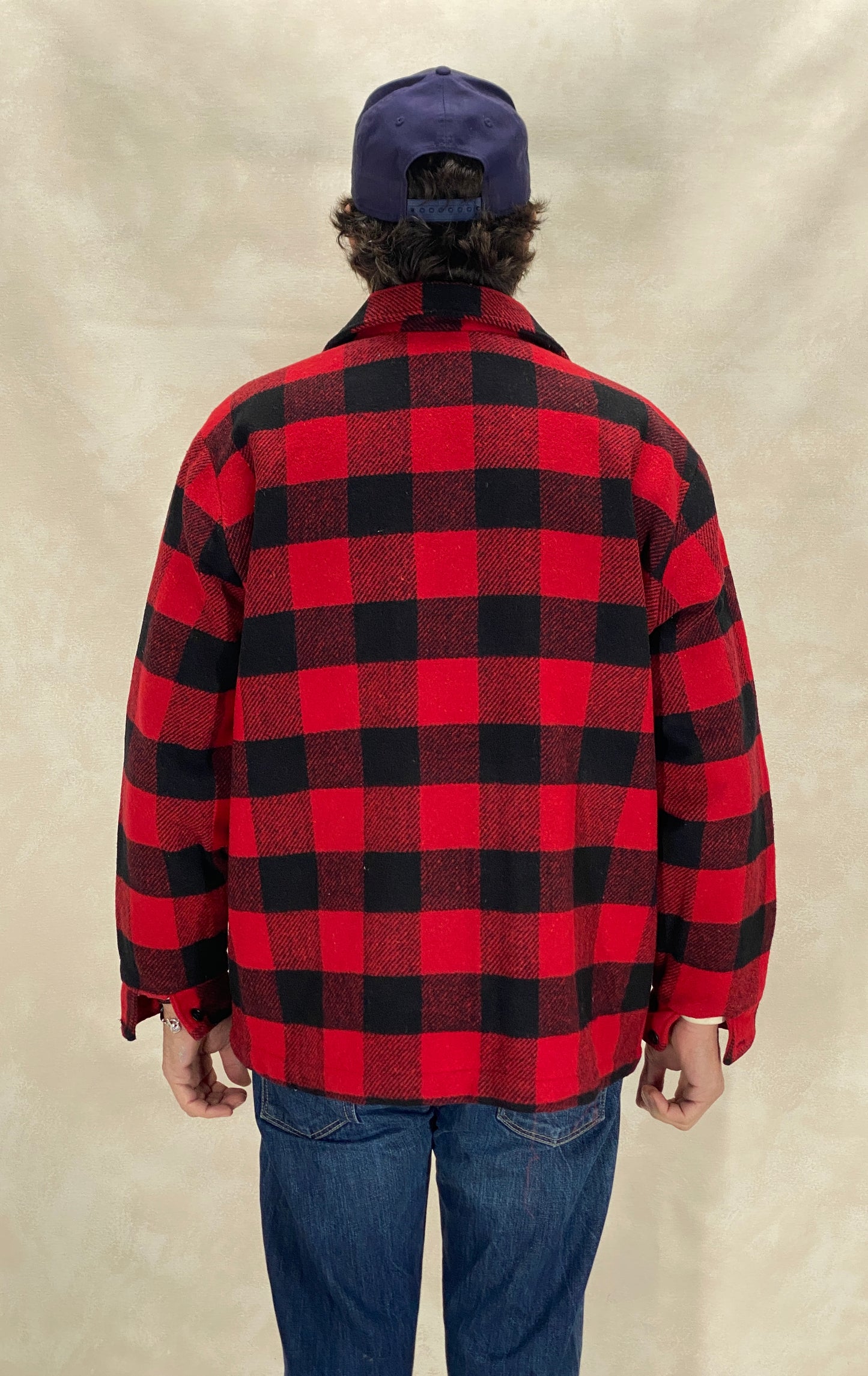 Vintage Buffalo Wool Jacket Made in USA | Size 42US (52EU)