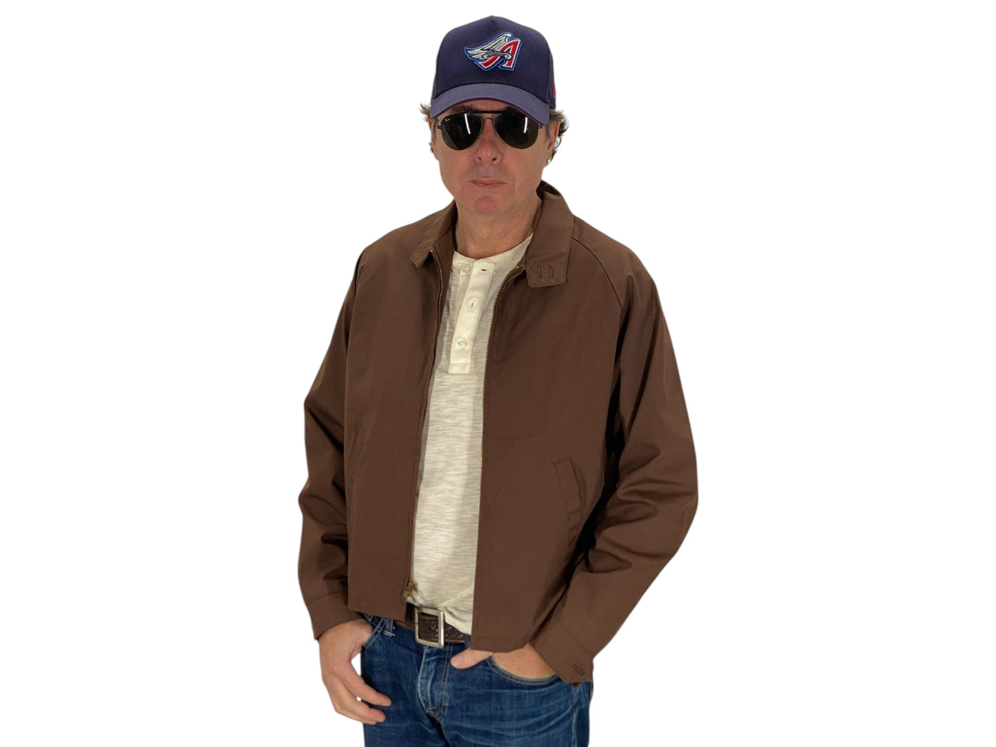 Size 42US /52EU 60s Vintage cotton zipper jacket Made in USA