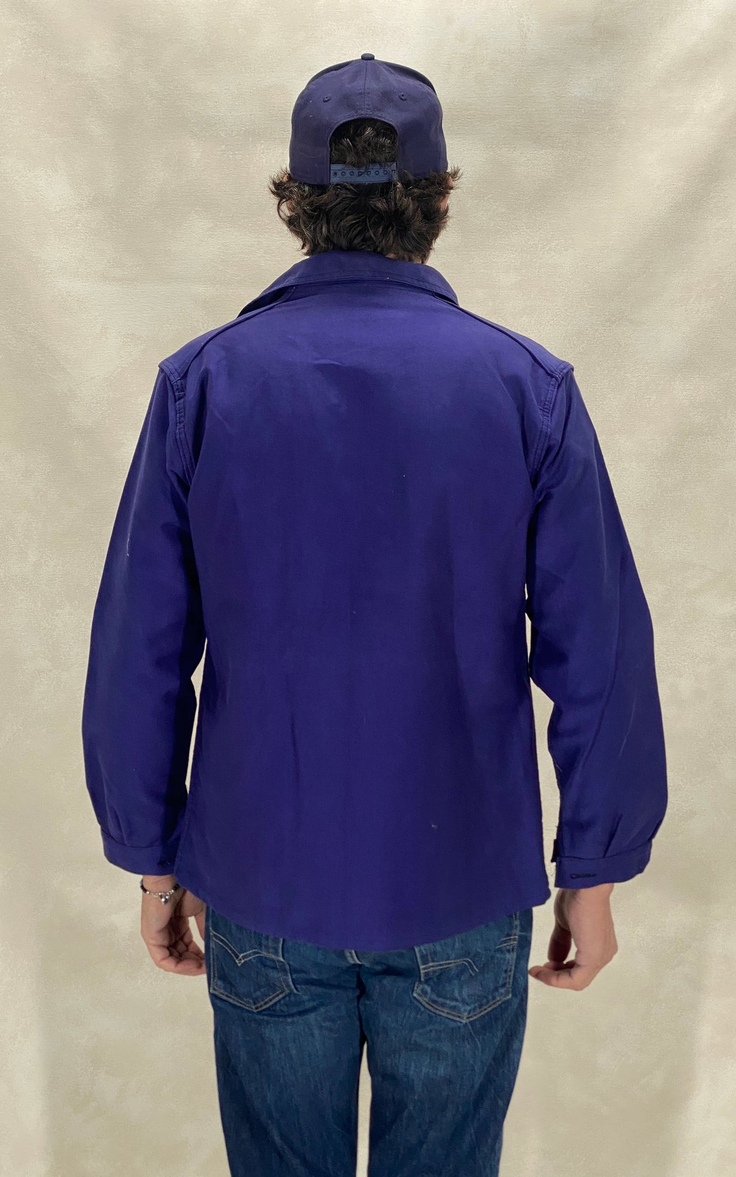 size 42EU. Vintage French Moleskin jacket. NOS