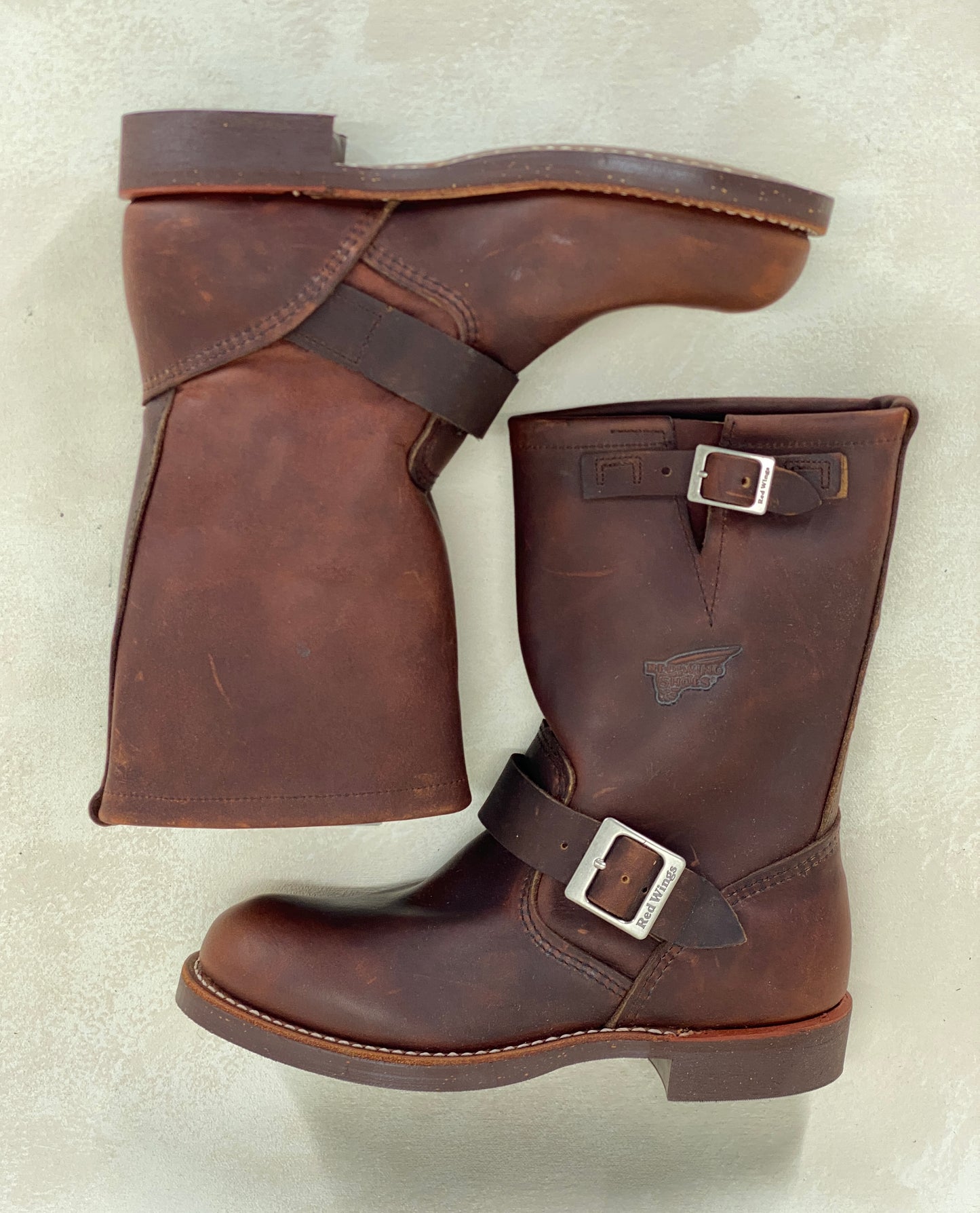 Size 5.5D (37.5 Euro) RW 2991 Heritage Engineer Boots, Made in USA Factory Seconds
