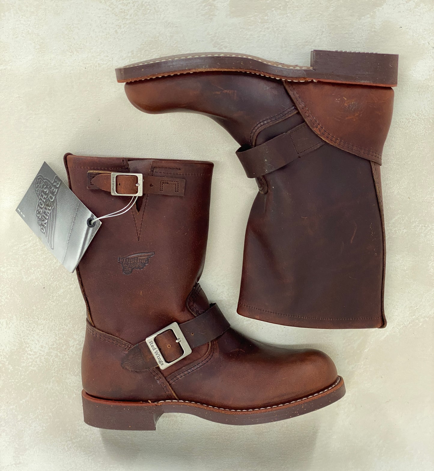 Size 5.5D (37.5 Euro) RW 2991 Heritage Engineer Boots, Made in USA Factory Seconds