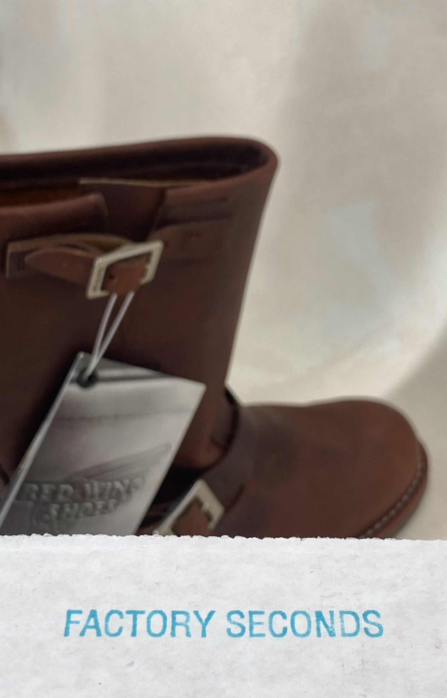 Size 5.5D (37.5 Euro) RW 2991 Heritage Engineer Boots, Made in USA Factory Seconds