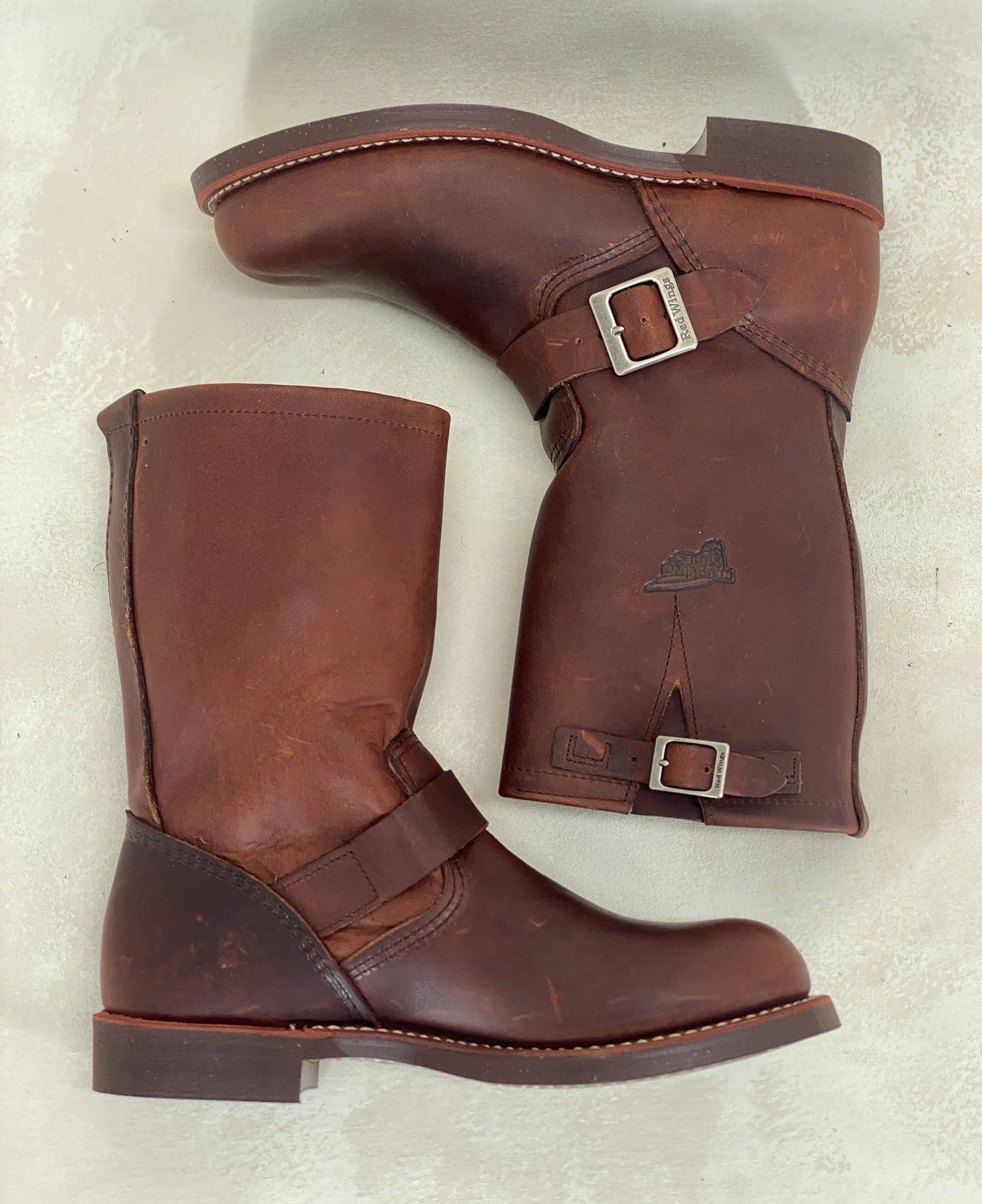 Size 8D (41 Euro) RW 2991 Heritage Engineer Boots, Made in USA Factory Seconds
