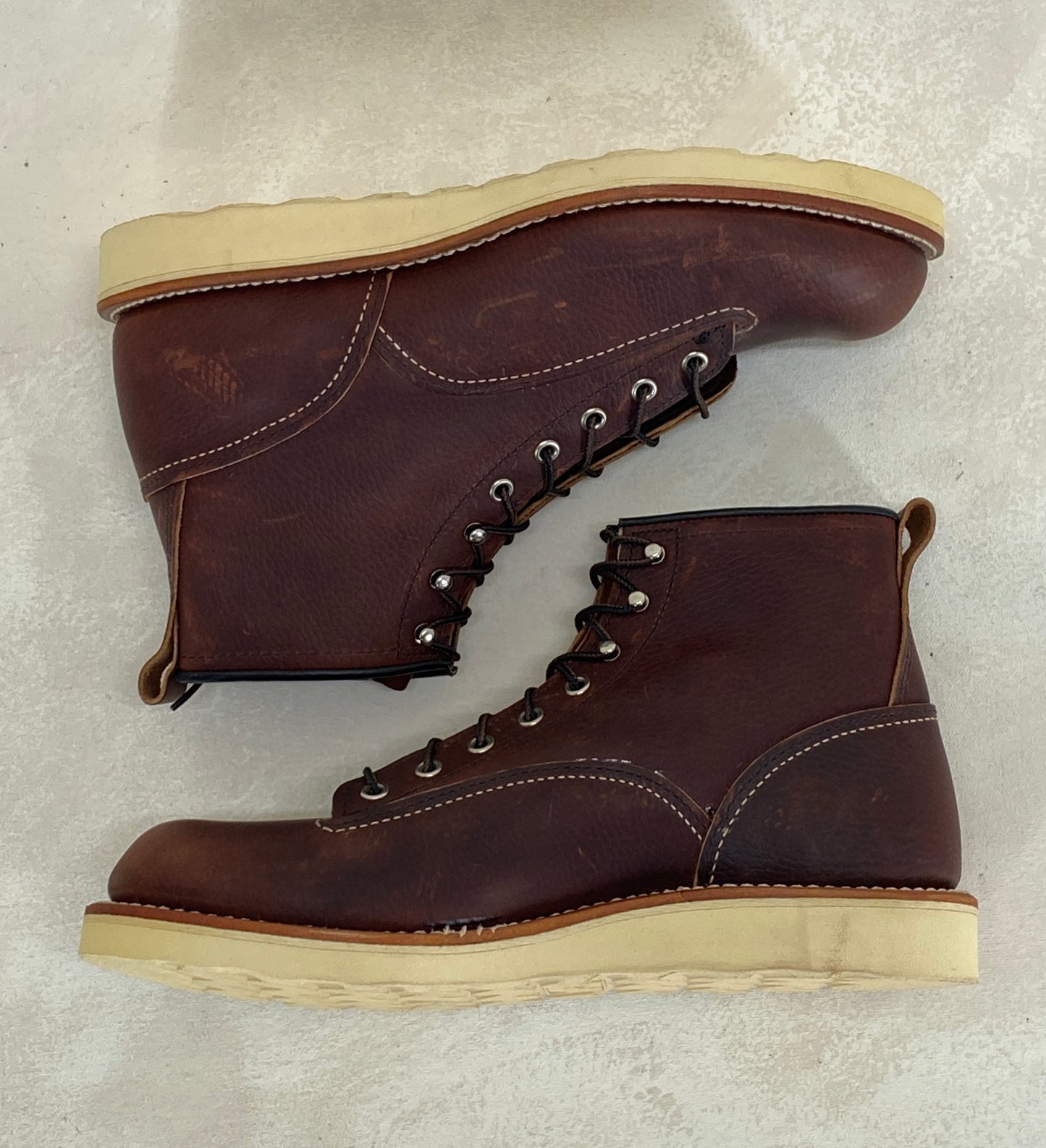 Size 9 D (42 Euro) R W Lineman 2906 Boots Made In USA. Seconds