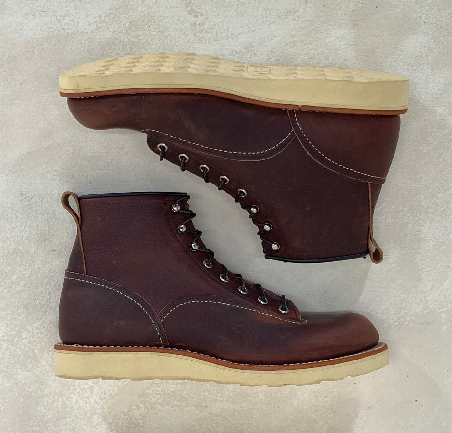 Size 9 D (42 Euro) R W Lineman 2906 Boots Made In USA. Seconds