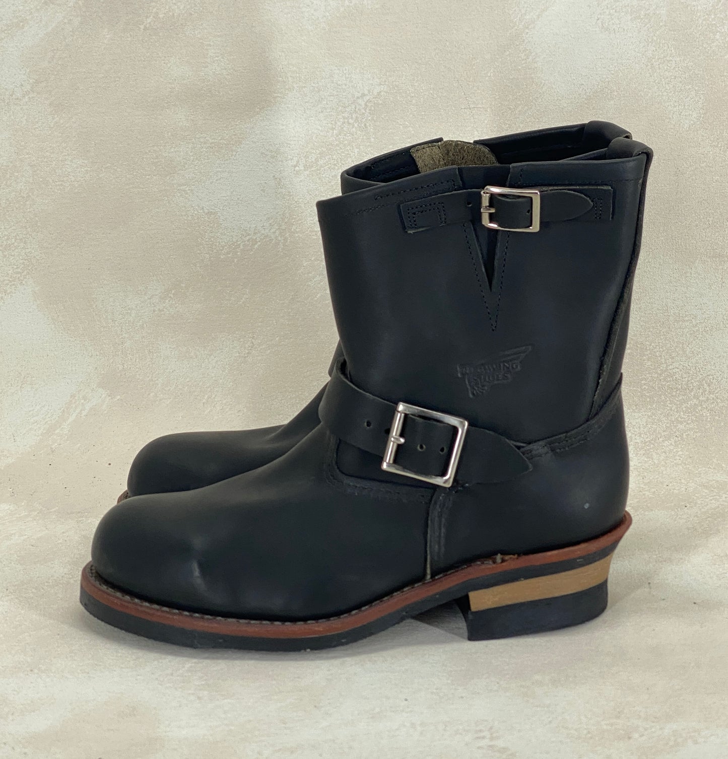 Red Wing Size 7 D (39 EU) 8178 Black Leather Boots