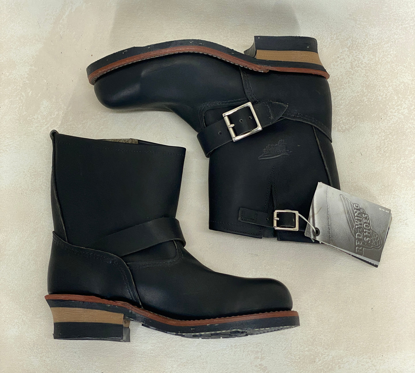 Red Wing Size 7 D (39 EU) 8178 Black Leather Boots