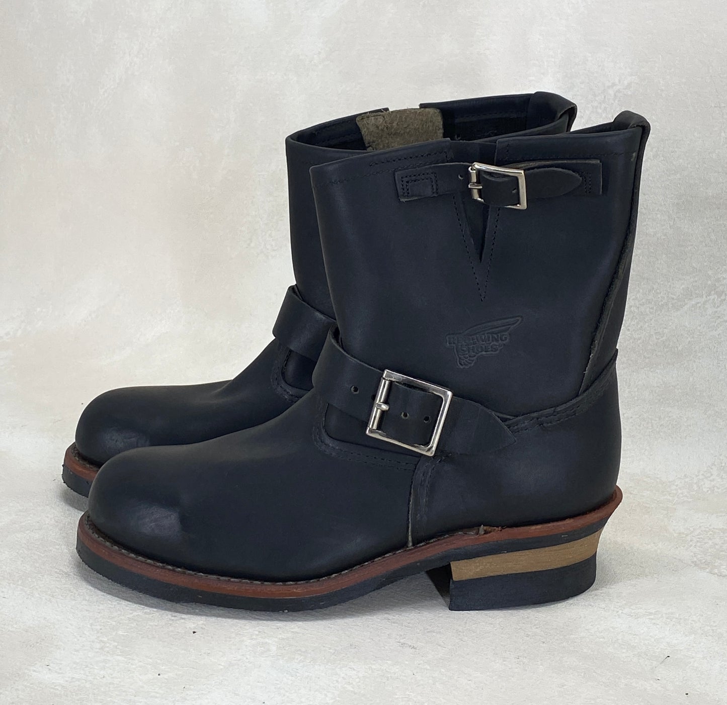 Red Wing Size 7 D (39 EU) 8178 Black Leather Boots