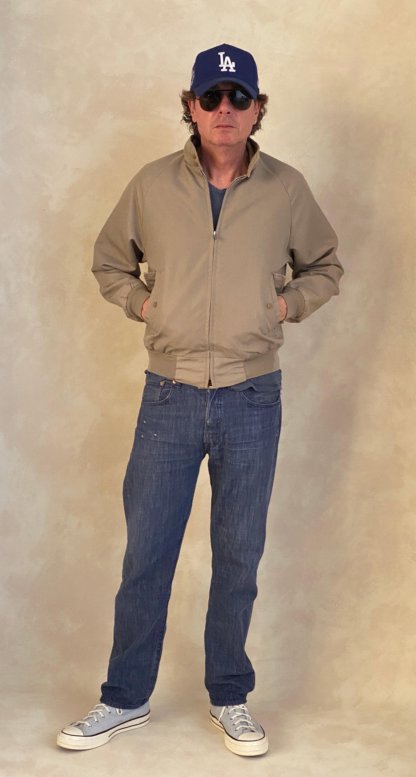 Size Small, 80s Vintage California Light Jacket Made in USA