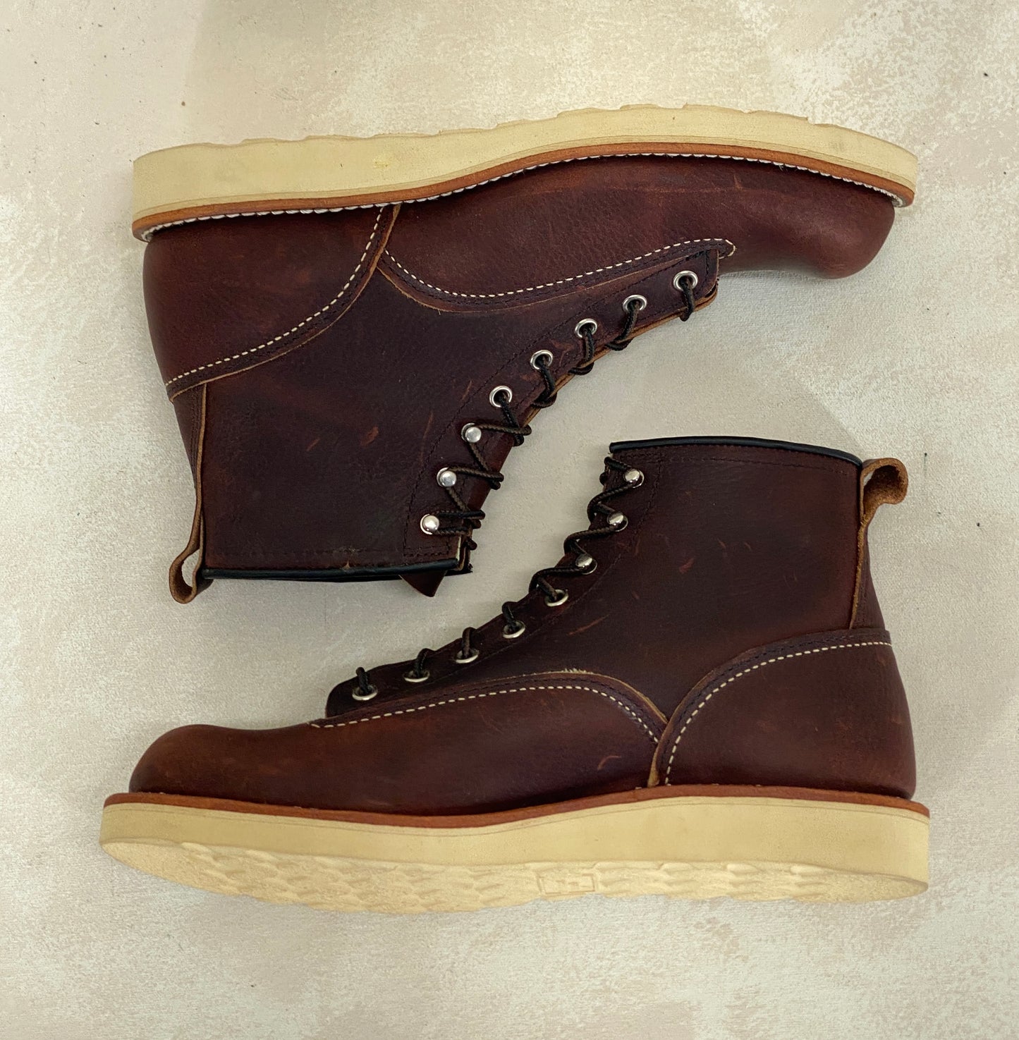 Size 8.5 D (41.5 Euro) Red Wing Lineman 2906 Boots Made In USA. Factory Seconds