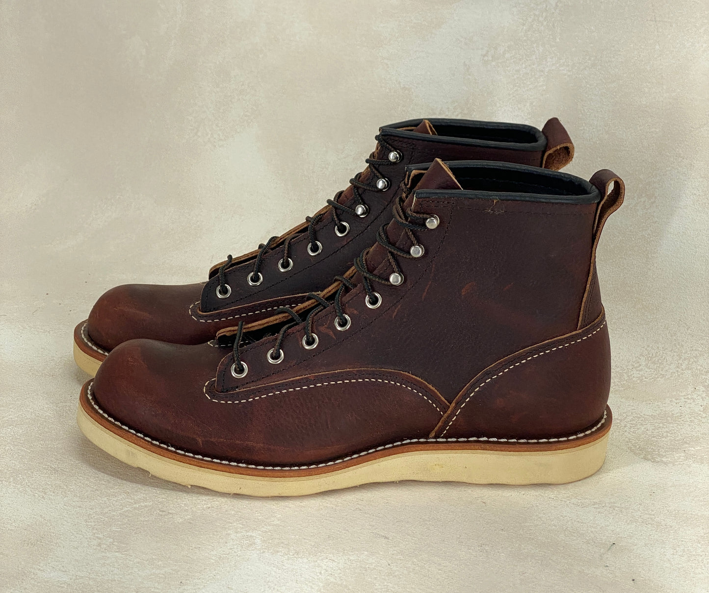 Size 8.5 D (41.5 Euro) Red Wing Lineman 2906 Boots Made In USA. Factory Seconds