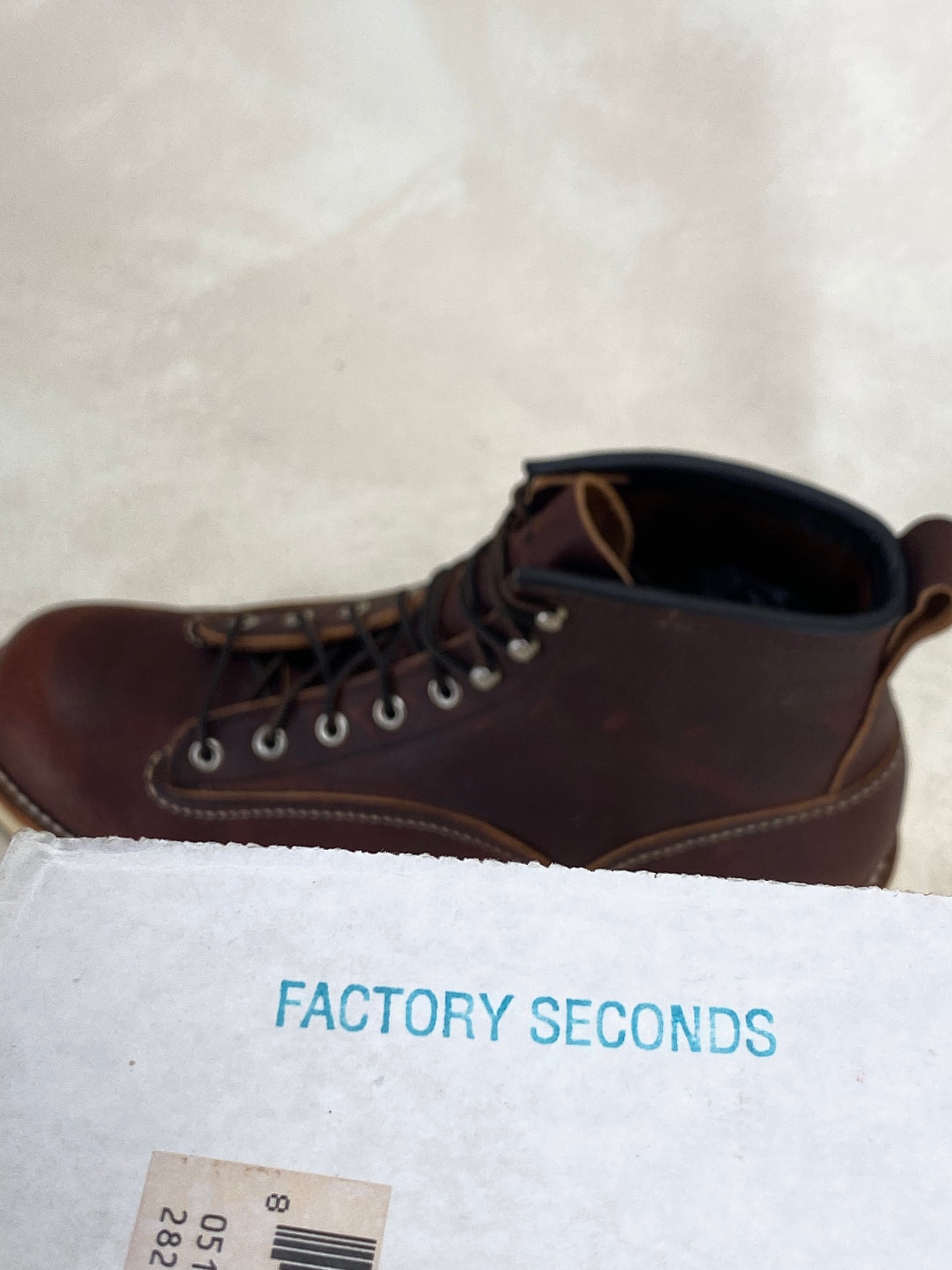 Size 8.5 D (41.5 Euro) Red Wing Lineman 2906 Boots Made In USA. Factory Seconds