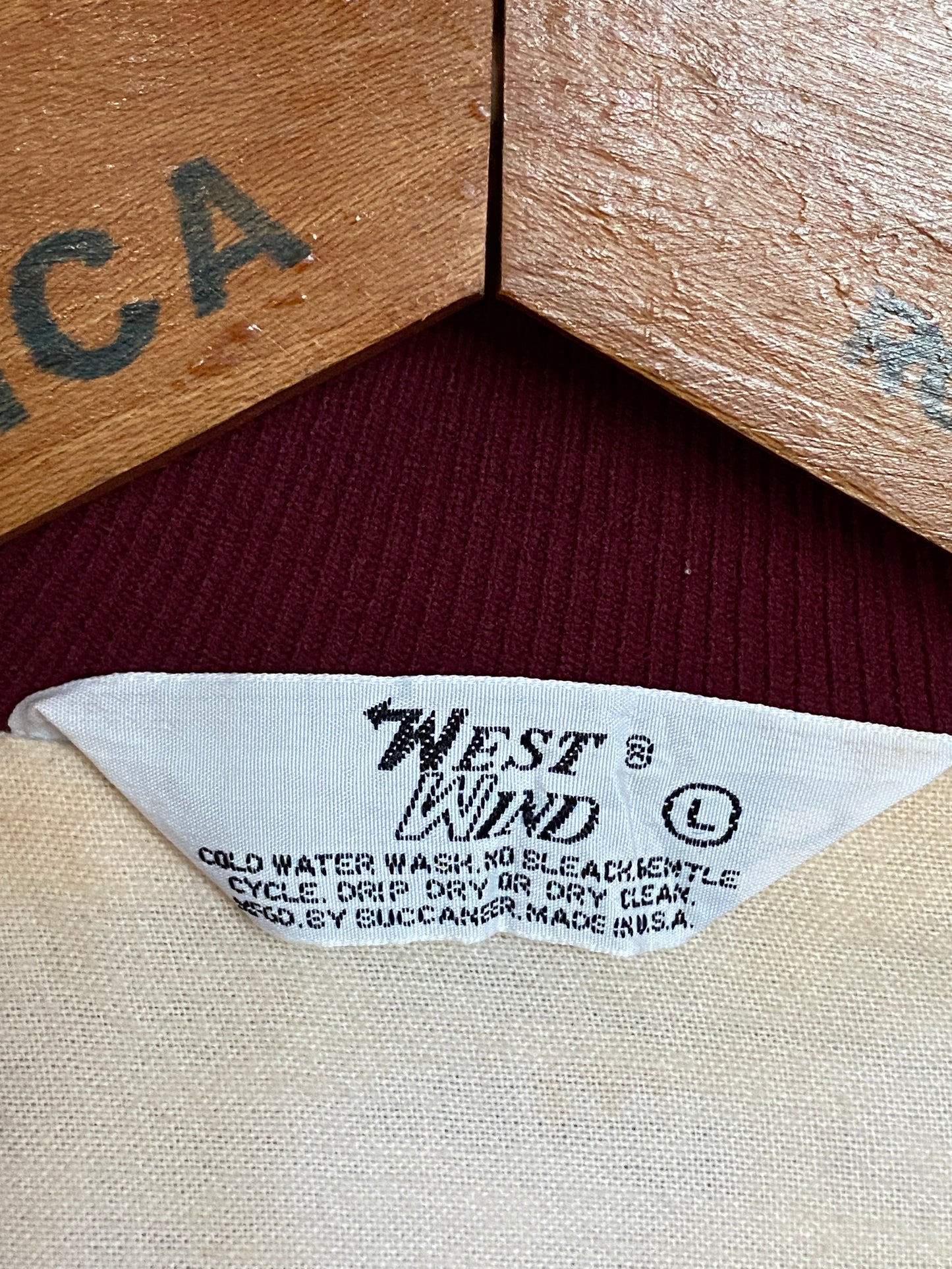 Large. 1991 Vintage Nylon track jacket / Varsity. Made in USA