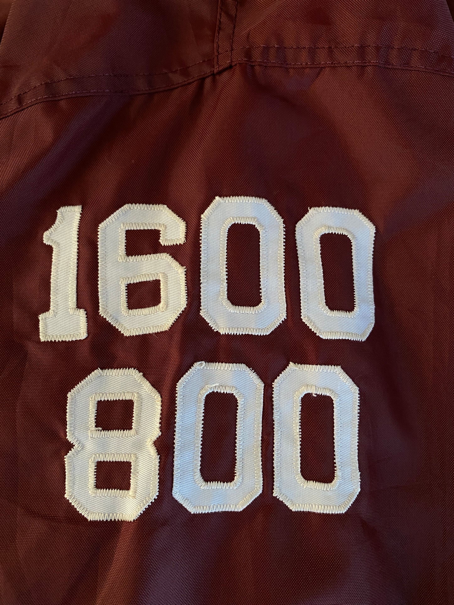 Large. 1991 Vintage Nylon track jacket / Varsity. Made in USA