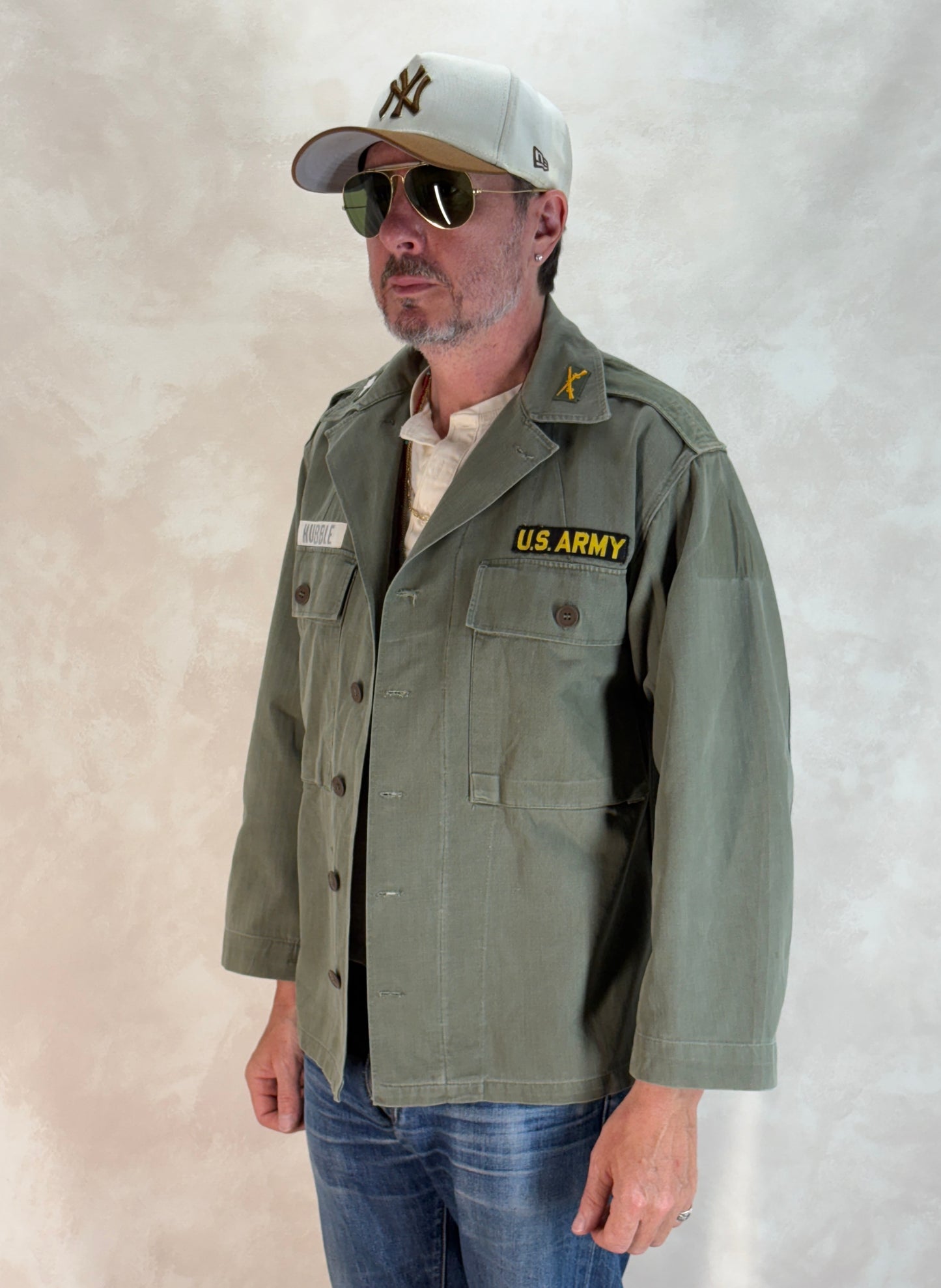 Authentic US Army HBT Utility Shirt – Type II – Korean War Era