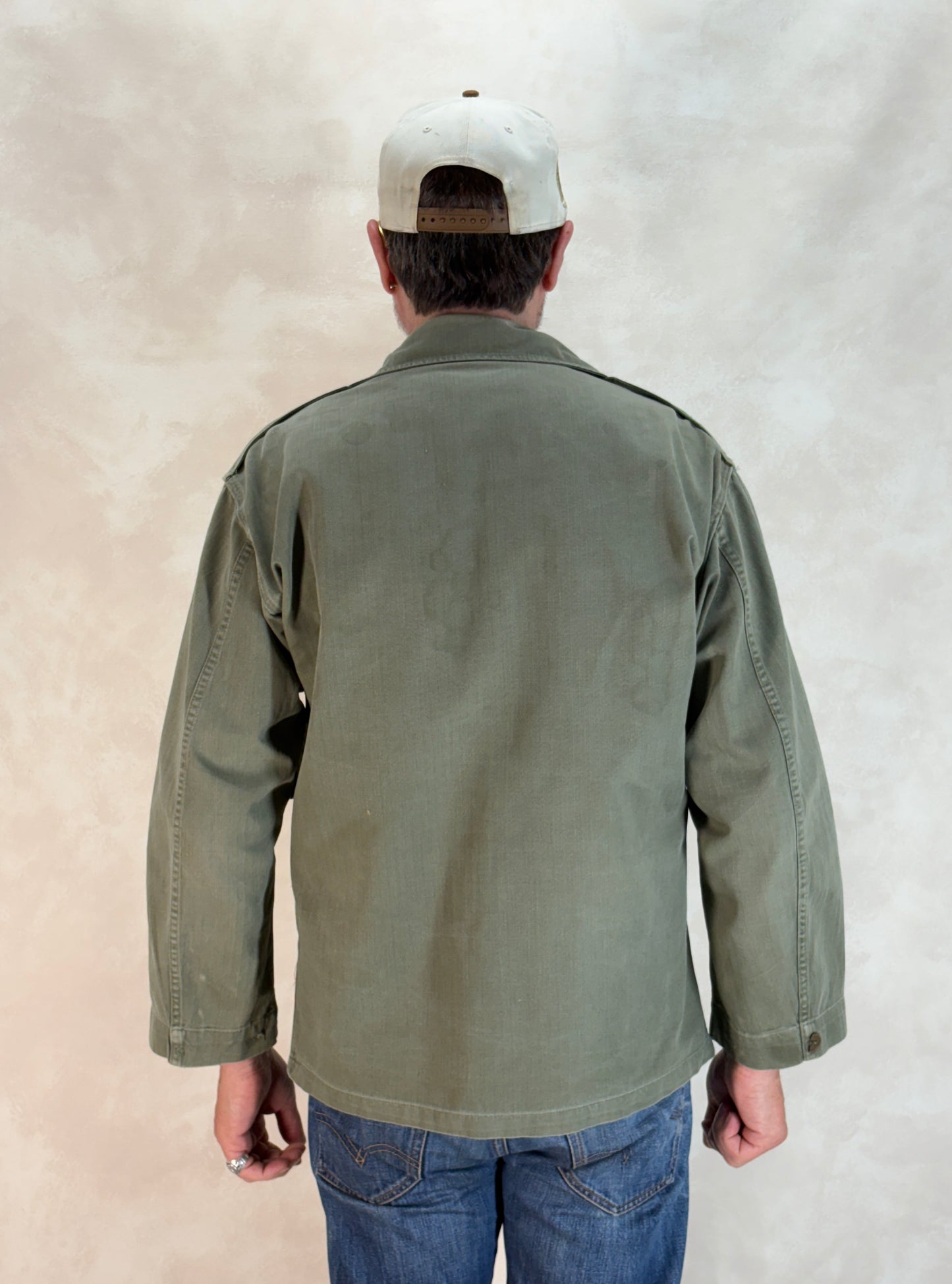 Authentic US Army HBT Utility Shirt – Type II – Korean War Era