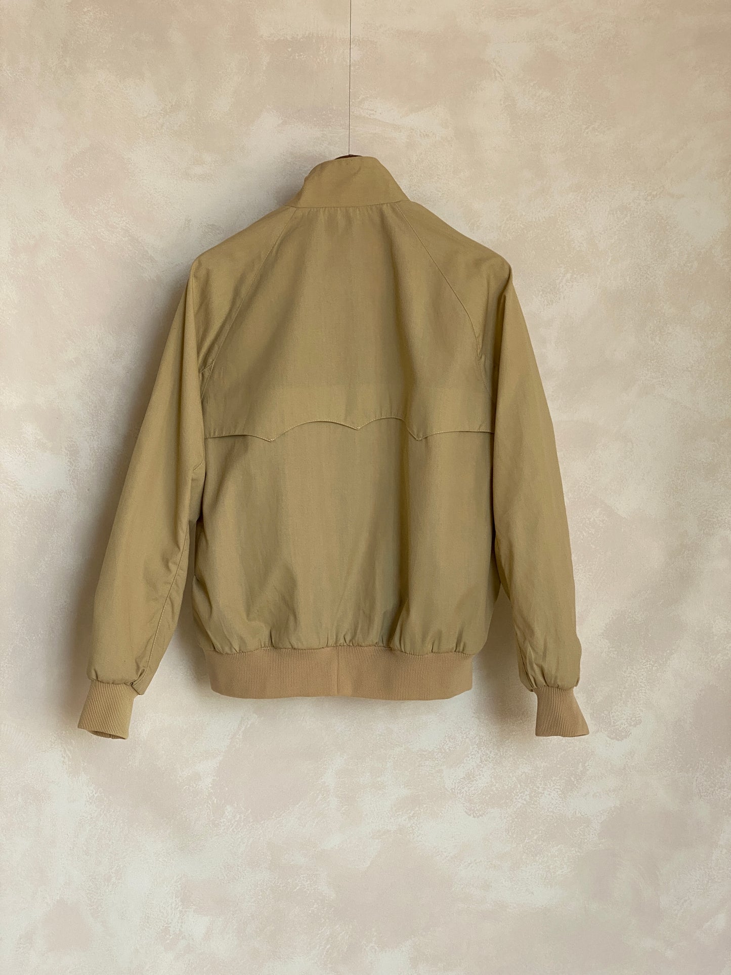 Size Medium Vintage Light Zipper Jacket Made in USA