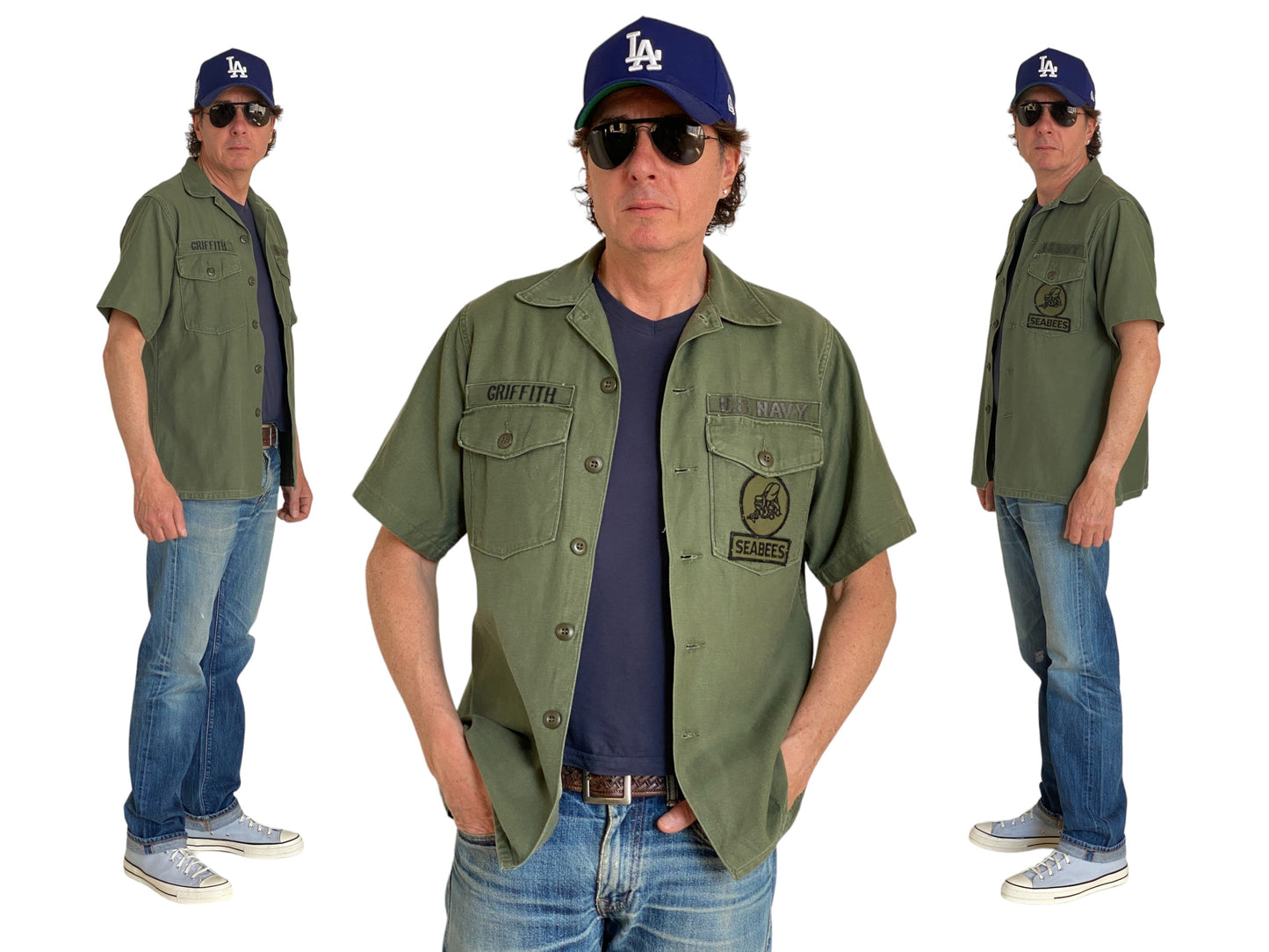 Medium Authentic 1970 US Army Vintage Vietnam Fatigue Shirt | Classic Military Style | USA Vintage BCN - USA Vintage Bcn