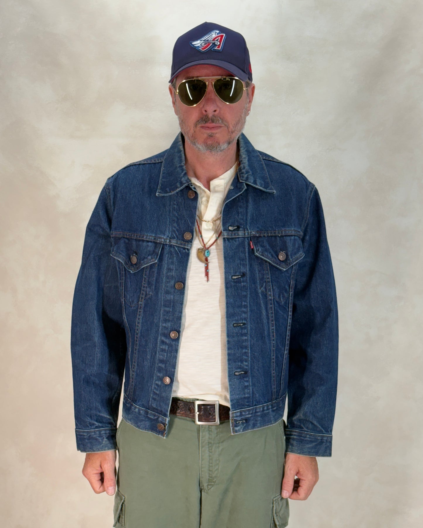 Size 42US / 52EU Vintage late 70s 70505 Levis 2 pockets made in USA