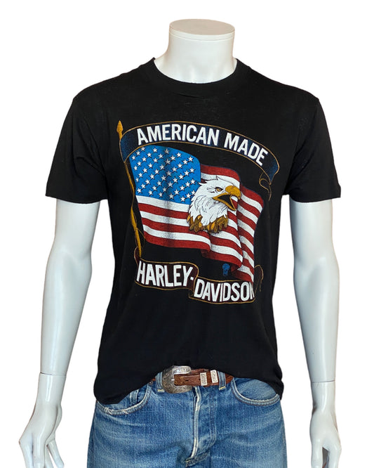 Large 90s Harley Davidson Vintage T-shirt Made In USA | Retro Apparel