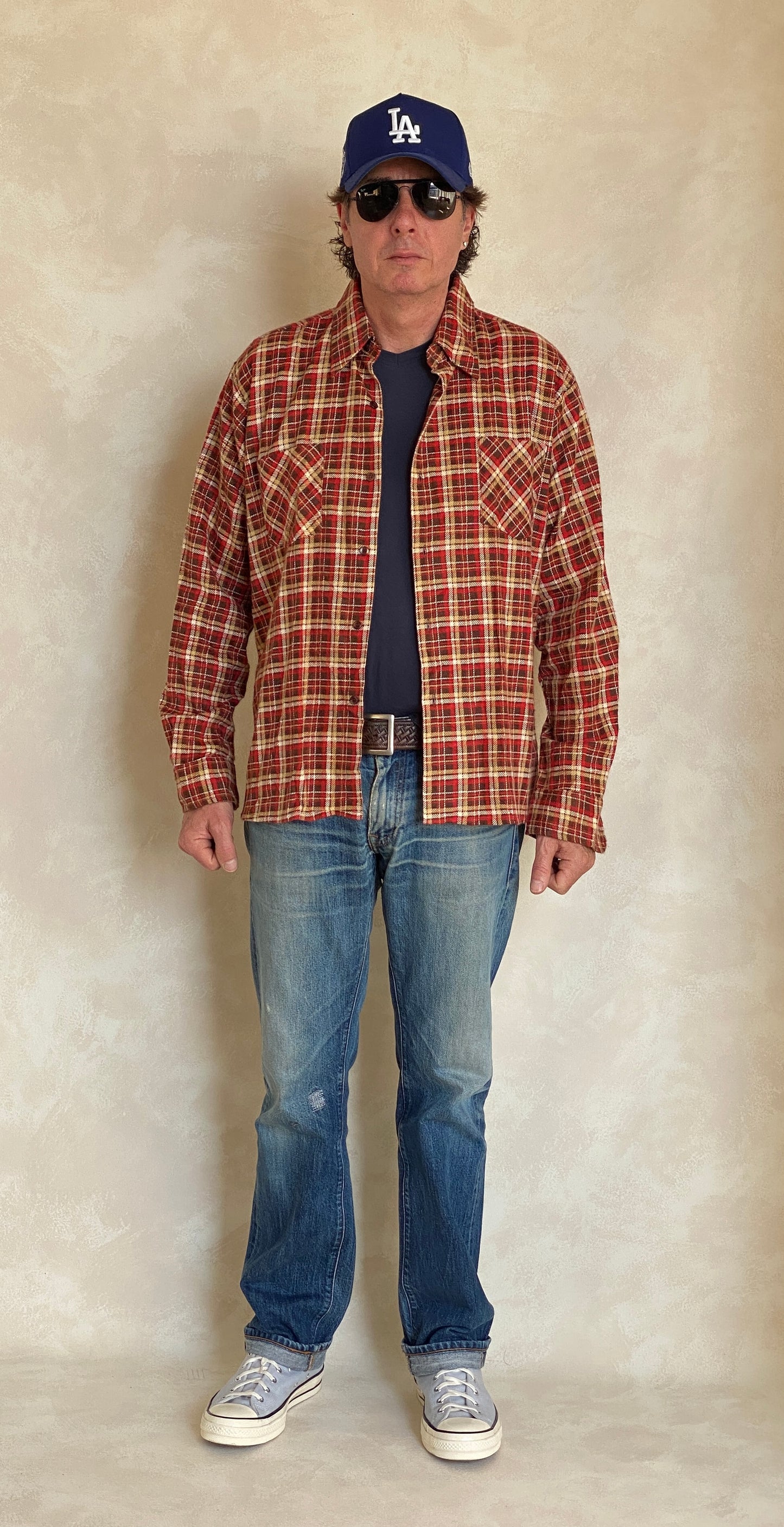 Large Vintage 90s Flannel Shirt | Classic Retro Style | USA Vintage BCN