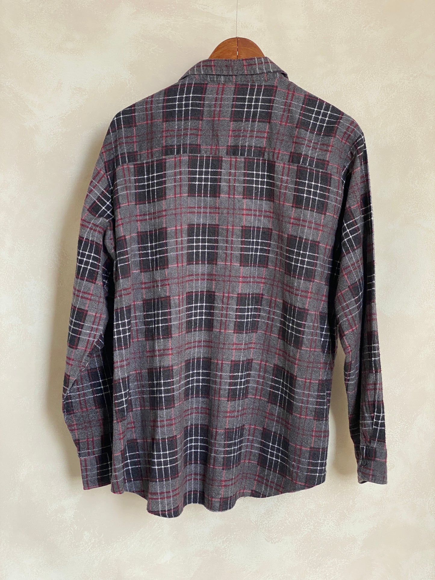 Large Vintage 90s Flannel Shirt | Classic Retro Style | USA Vintage BCN
