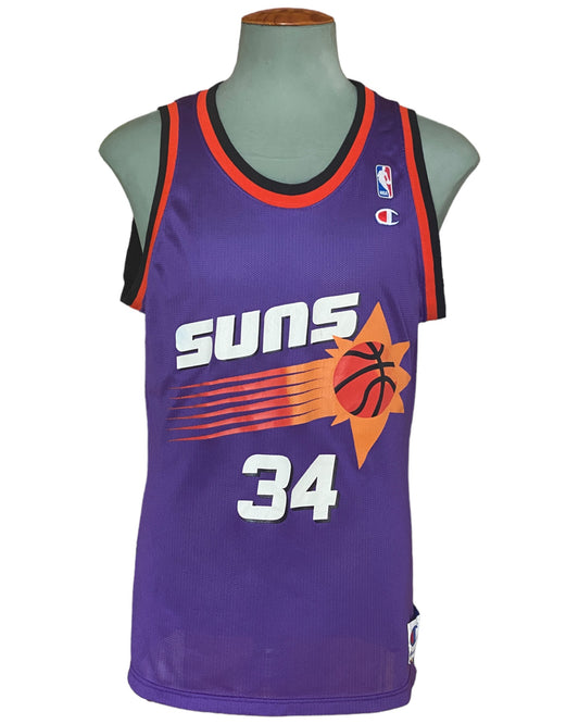 Size 44. Vintage Suns NBA jersey #34 Barkley Made in USA by Champion