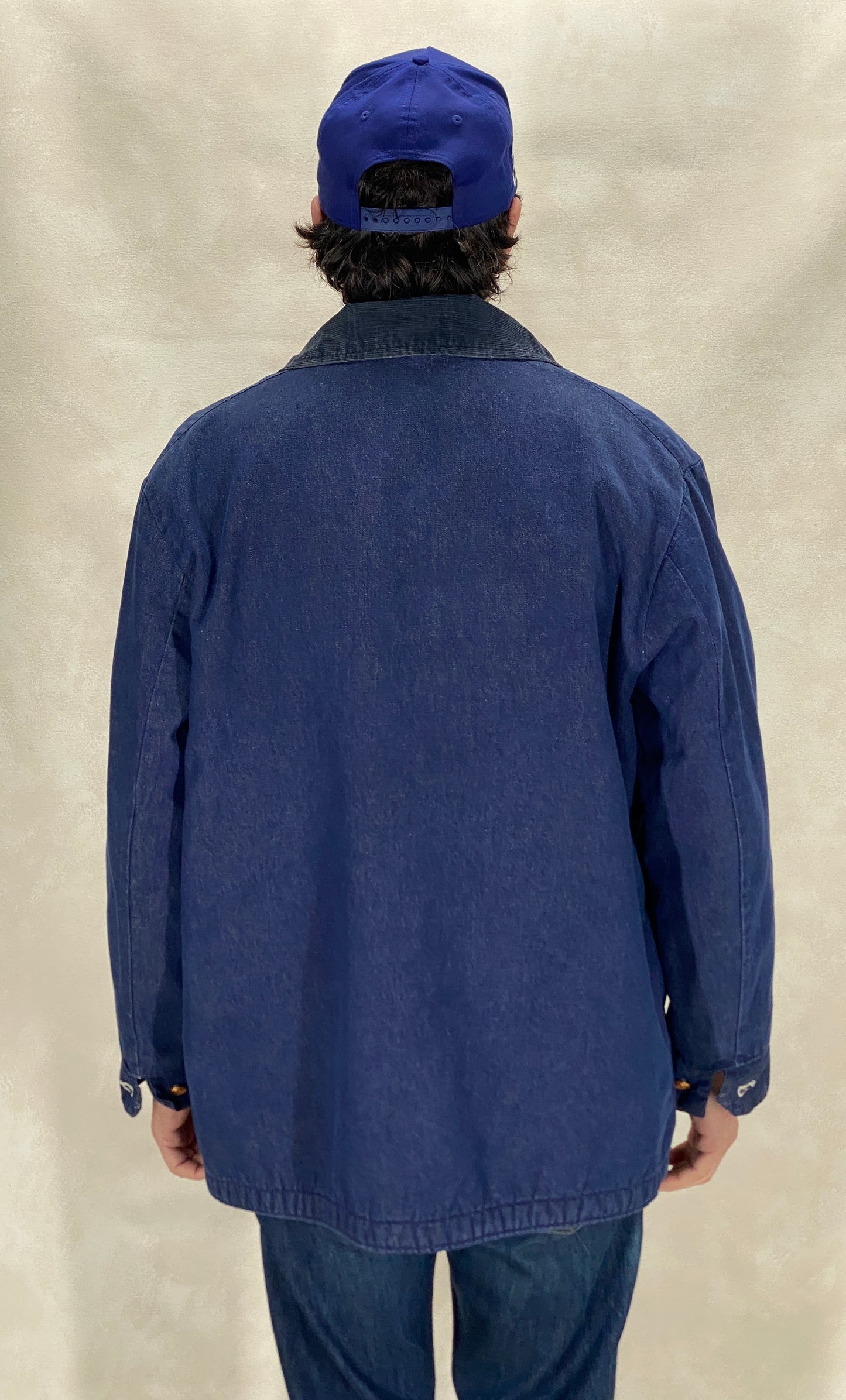 Size 42 US / Large. Vintage Wrangler blanket lined Chore coat work jacket Made in USA