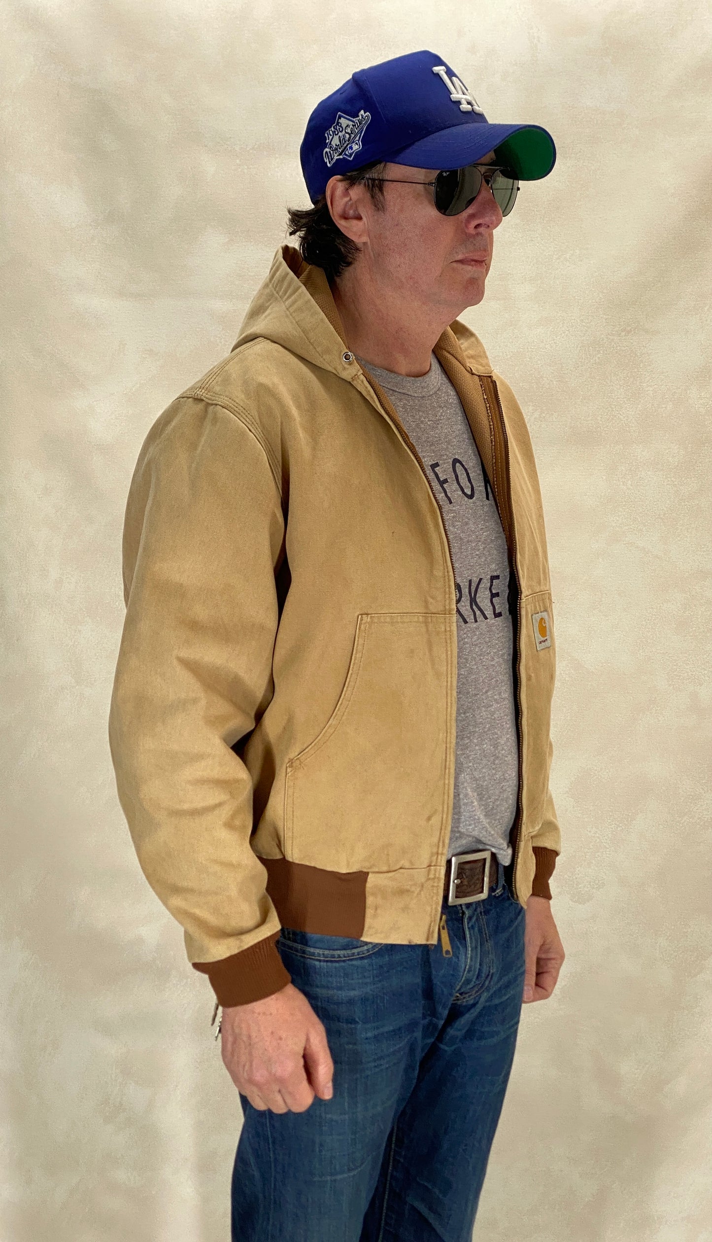 Size Med. Vintage hooded Carhartt jacketMade in USA