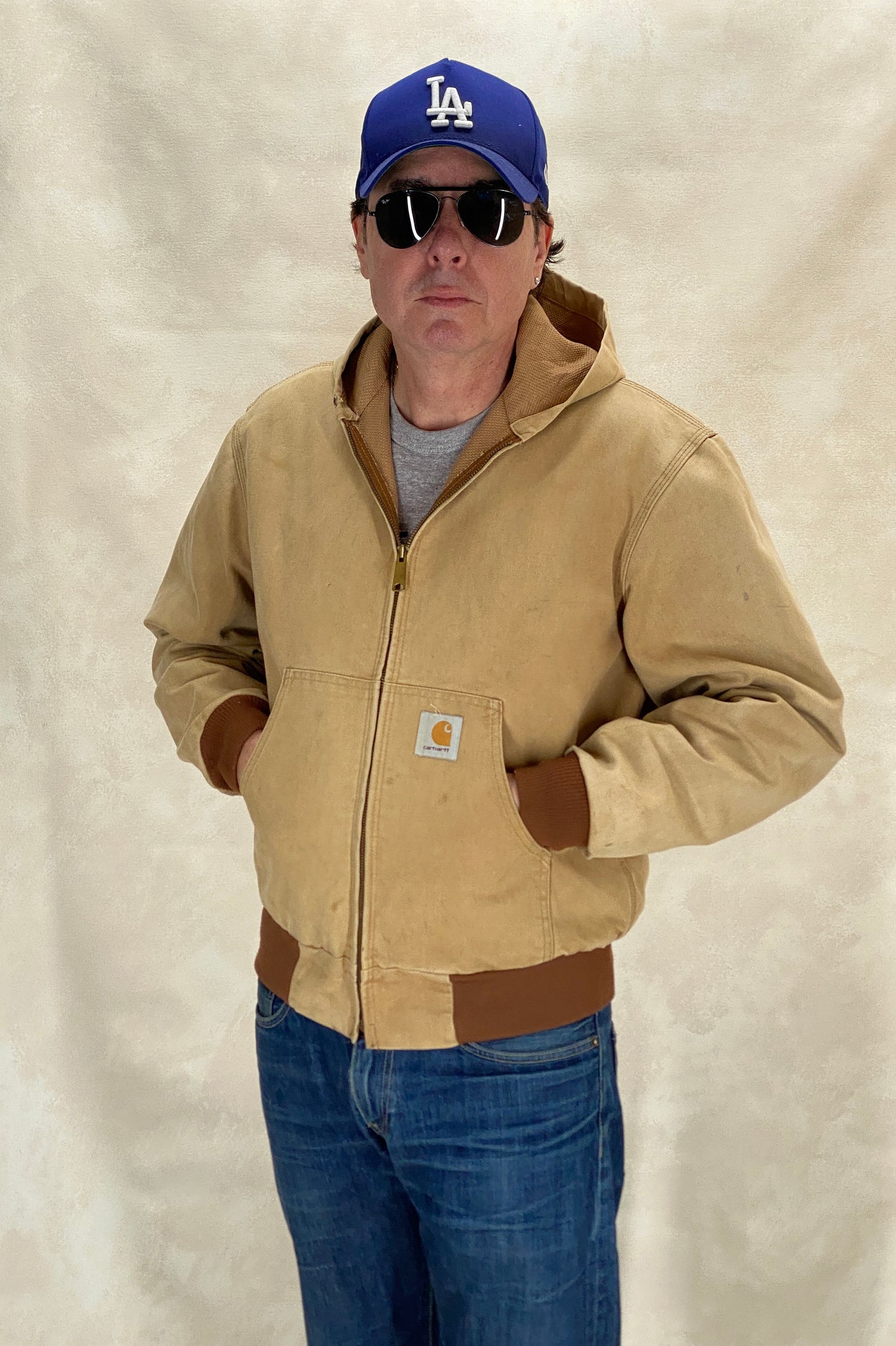 Size Med. Vintage hooded Carhartt jacketMade in USA