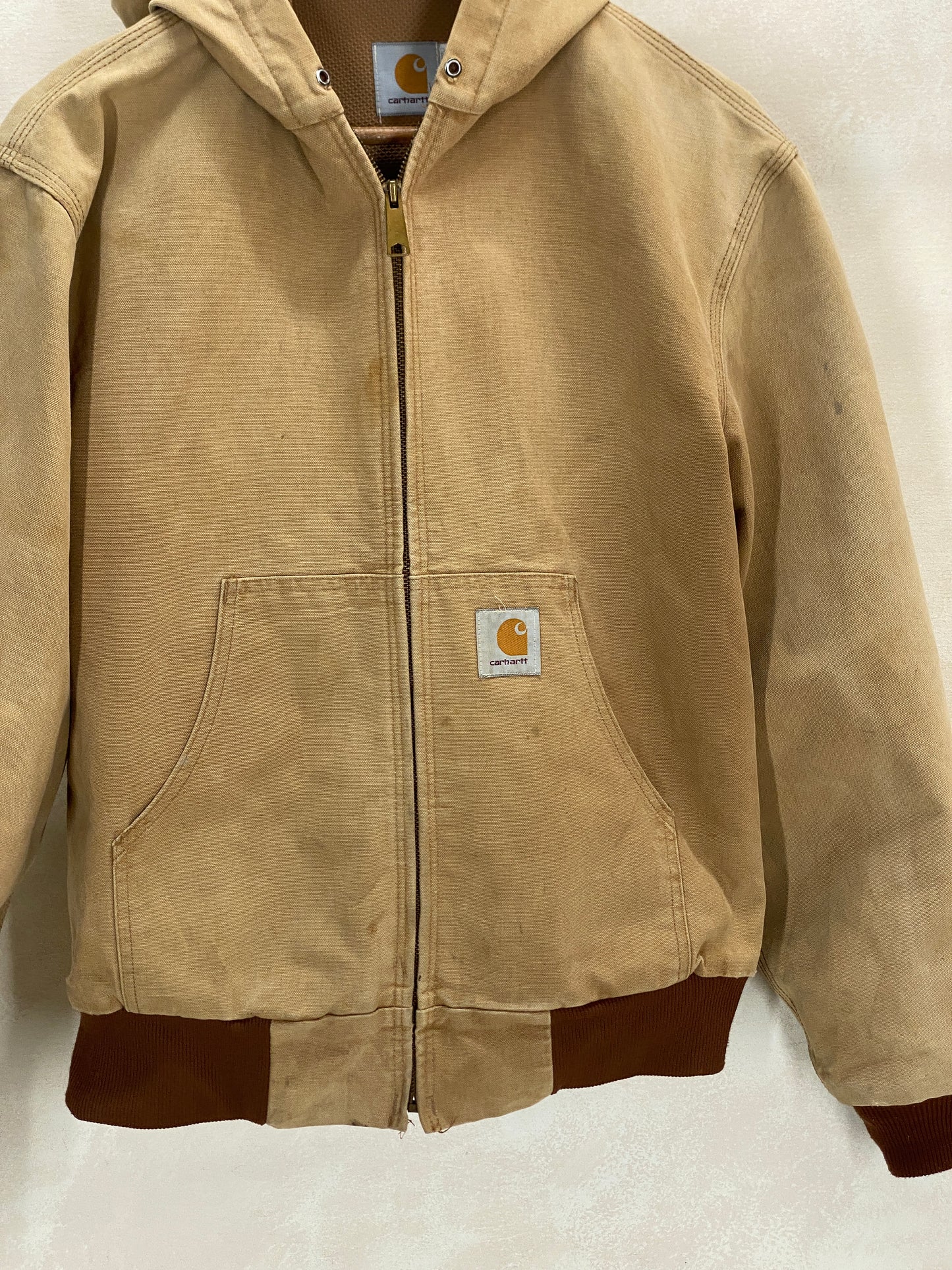 Size Med. Vintage hooded Carhartt jacketMade in USA