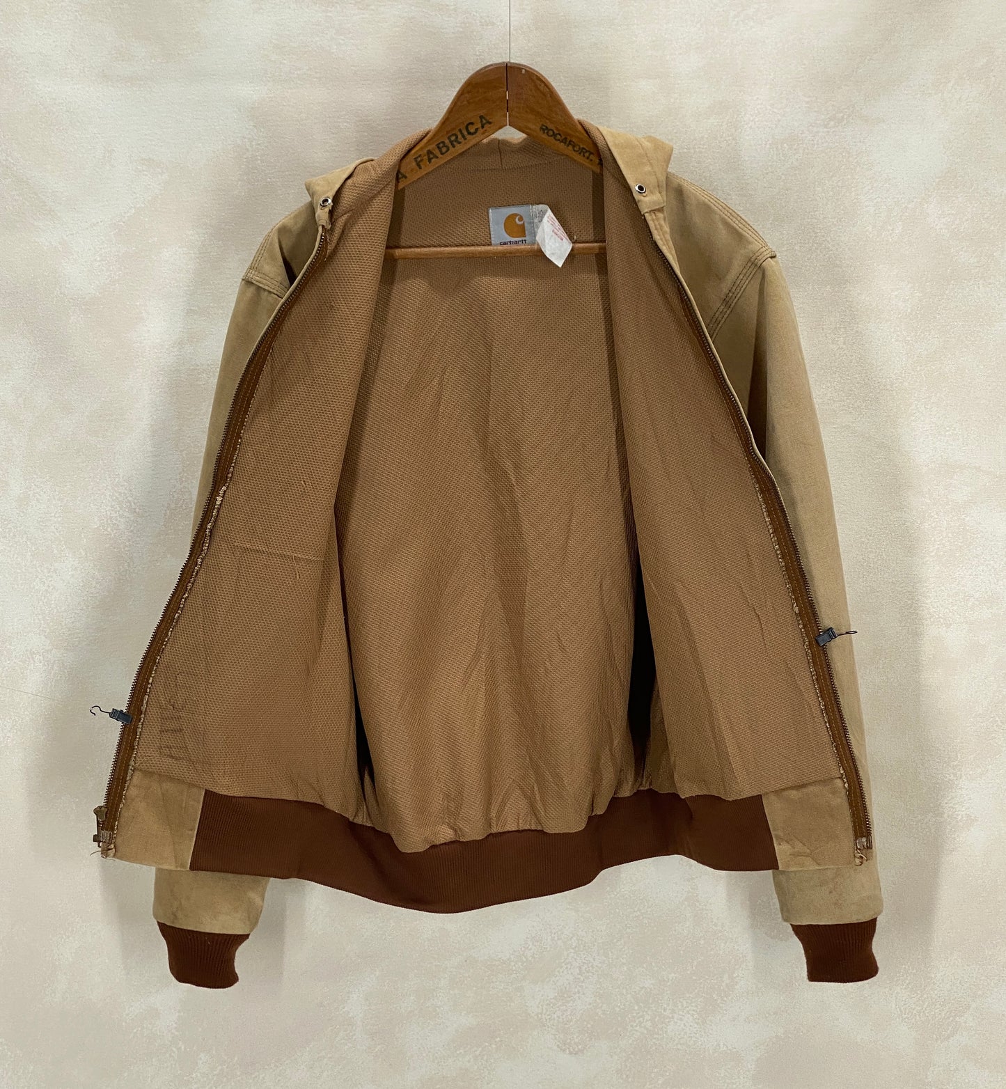 Size Med. Vintage hooded Carhartt jacketMade in USA