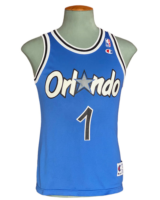 Size 40. #1 Hardaway Orlando 90s Champion NBA Jersey