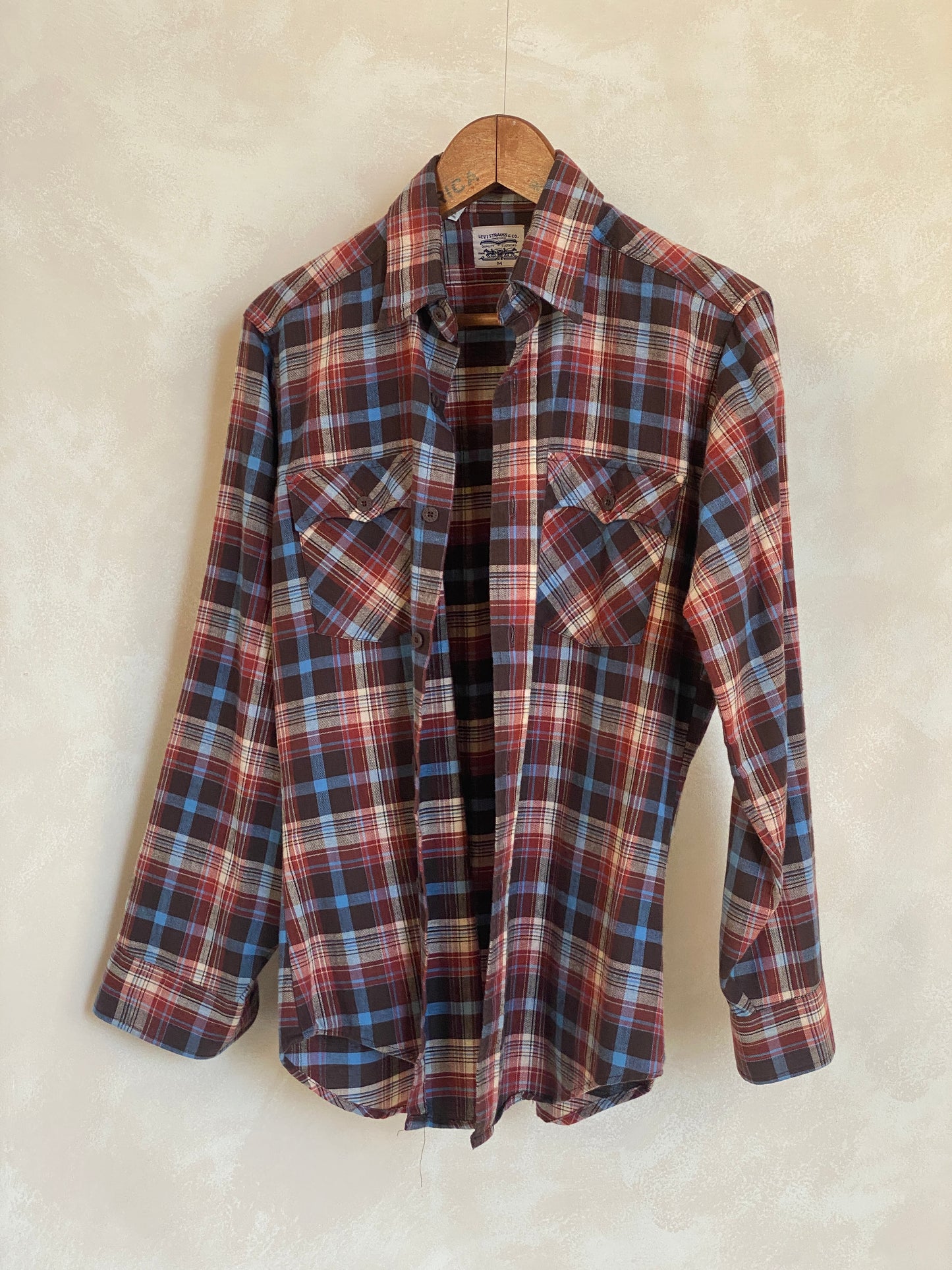 Medium Vintage 80s Levi's Shirt | 100% Cotton | Made in USA | Classic Retro Style | USA Vintage BCN