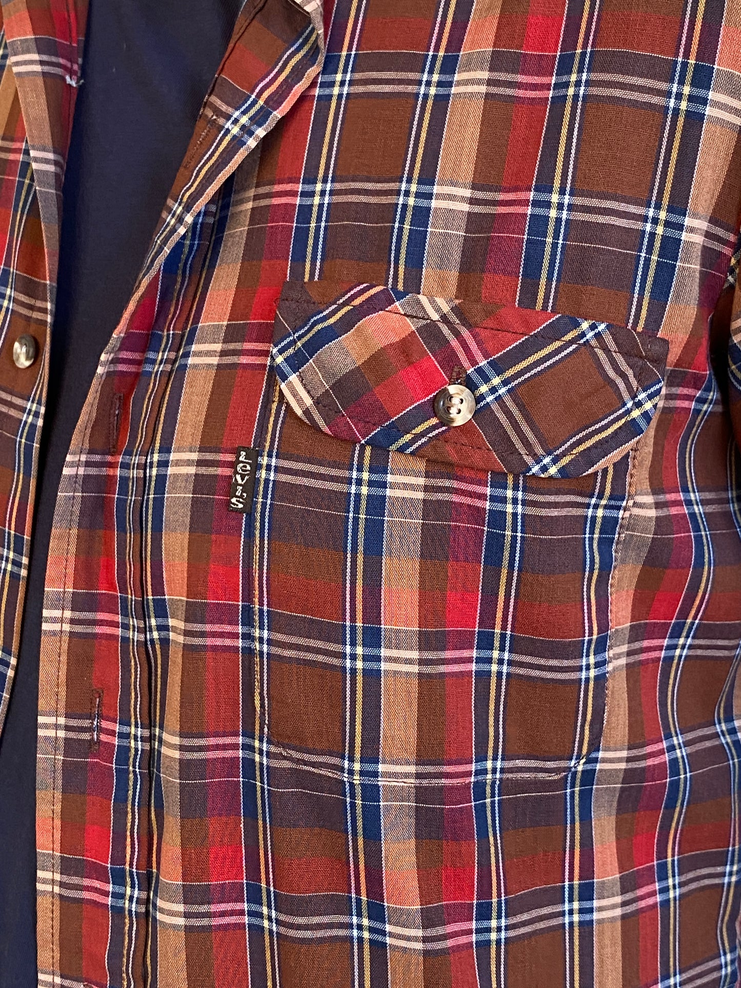 Small Vintage 80’s Levi's Plaid Shirt | Made in USA | Classic Retro Style | USA Vintage BCN