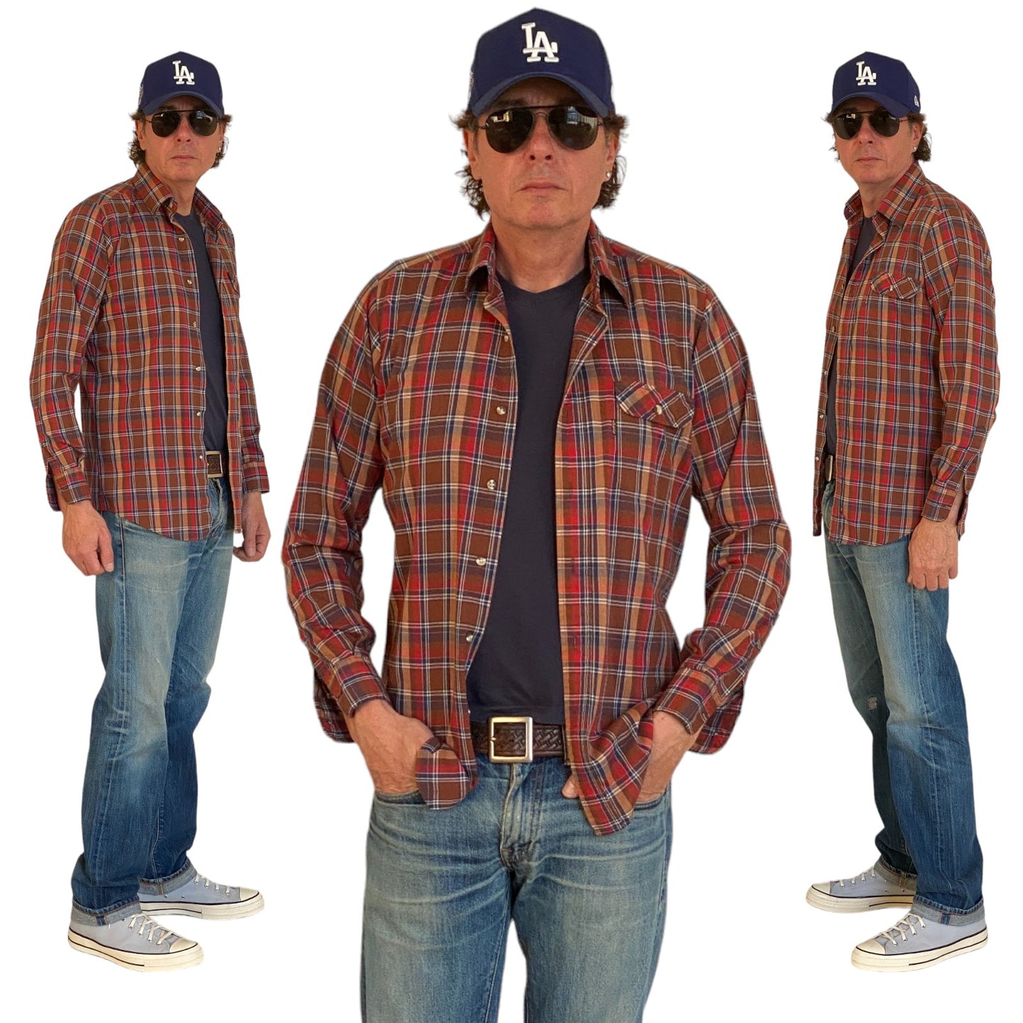 Small Vintage 80’s Levi's Plaid Shirt | Made in USA | Classic Retro Style | USA Vintage BCN