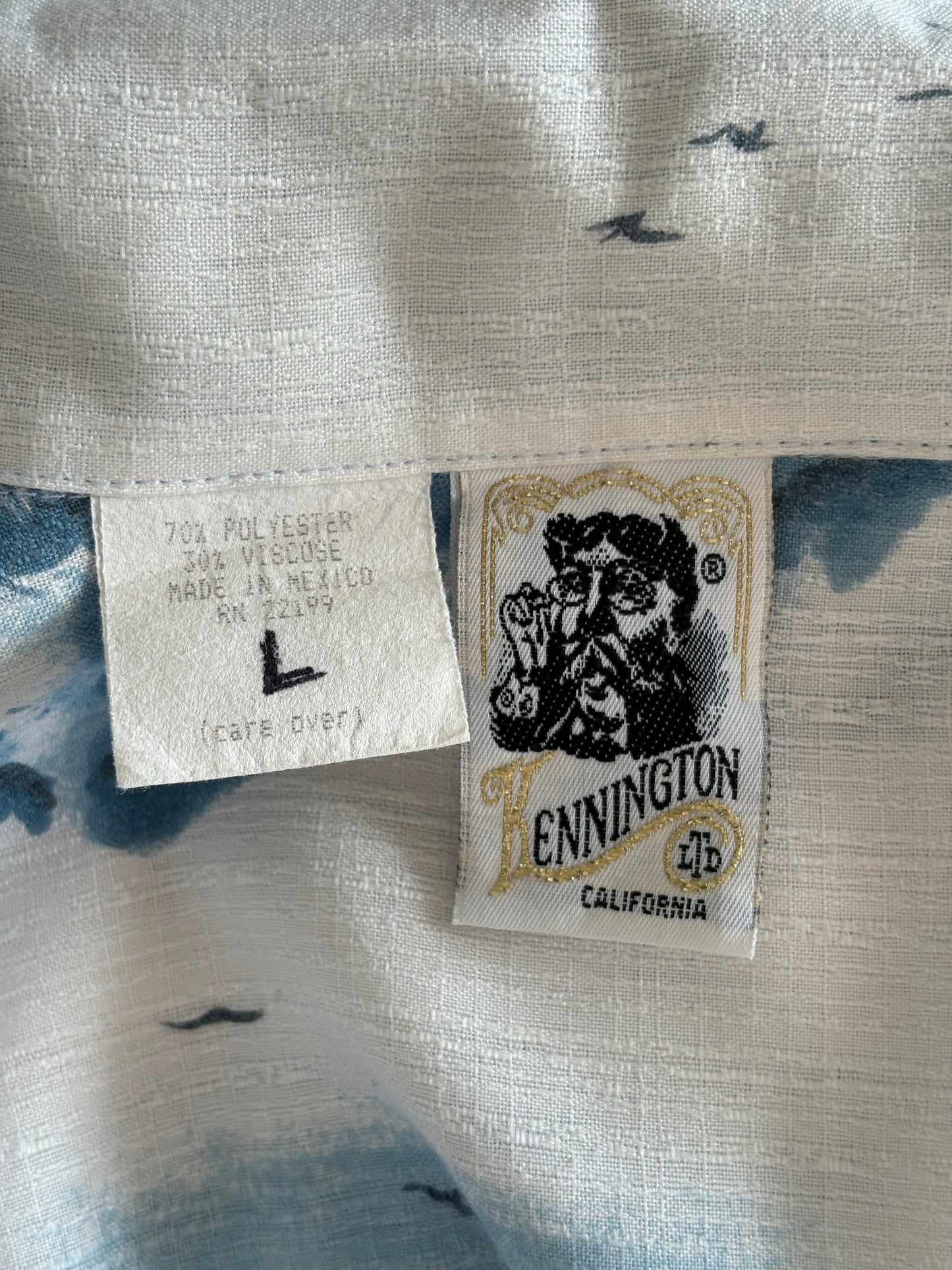 Large Vintage 70s Hawaiian Thin Cotton Shirt | Retro Island Style