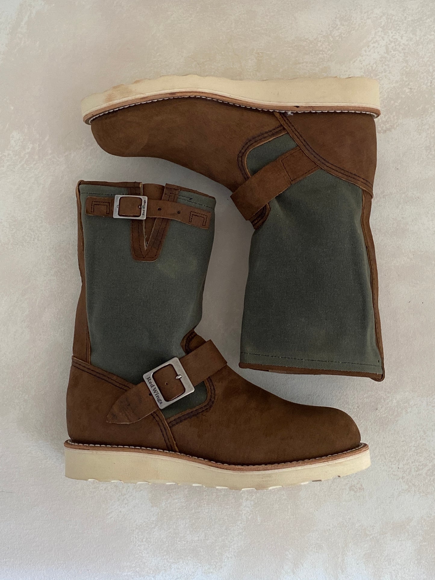 RW 2980 Heritage Engineer Boots, size 6.5D (38.5 Euro), made in the USA, seconds quality.