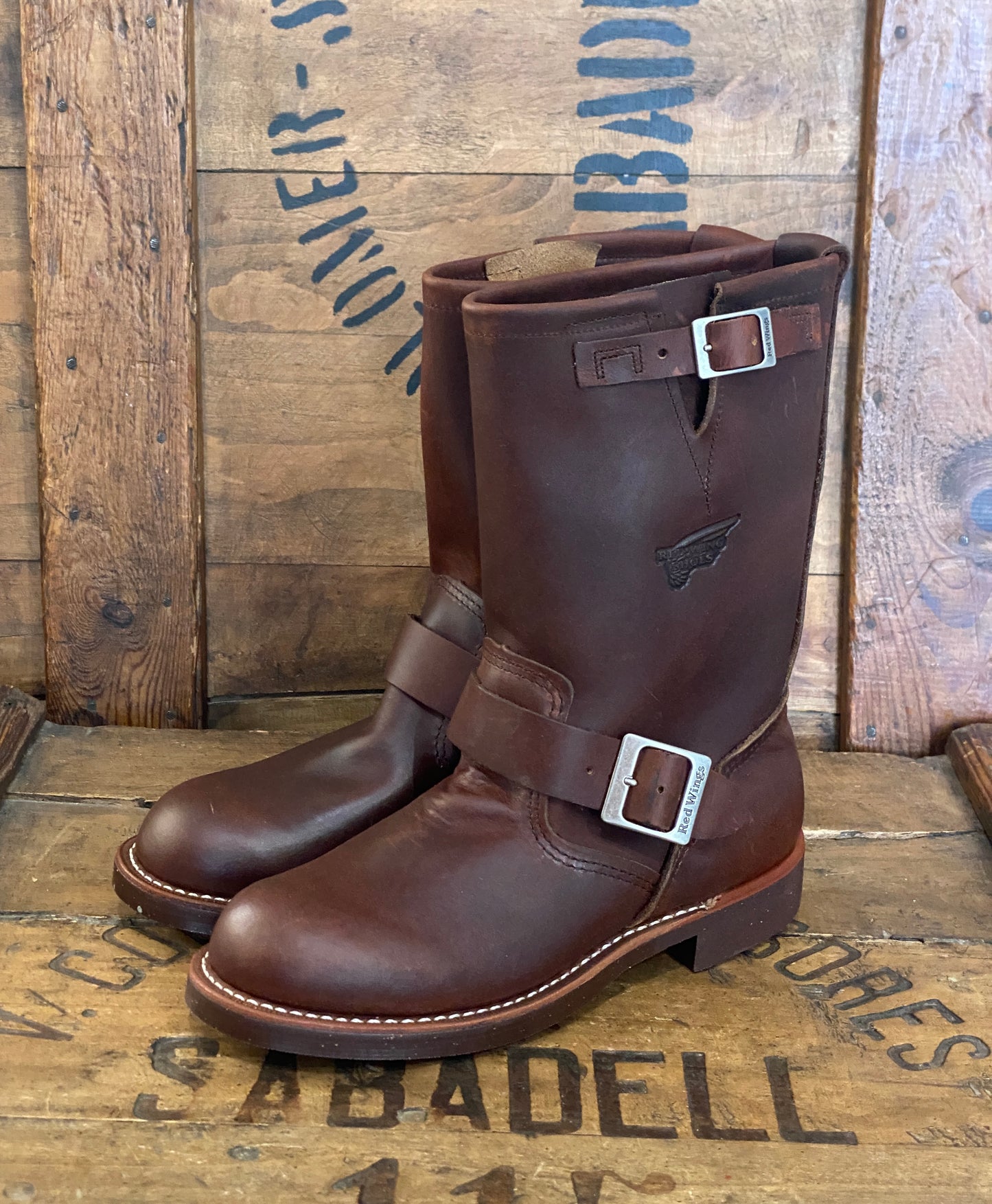 Size 5.5D (37.5 EU ) R W 2991 Engineers Boots Made In USA ( Second )