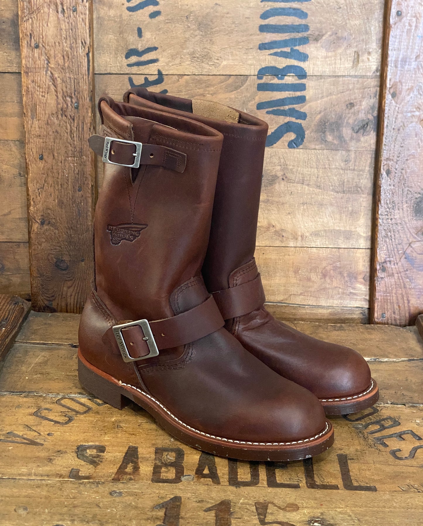 Size 5.5D (37.5 EU ) R W 2991 Engineers Boots Made In USA ( Second )