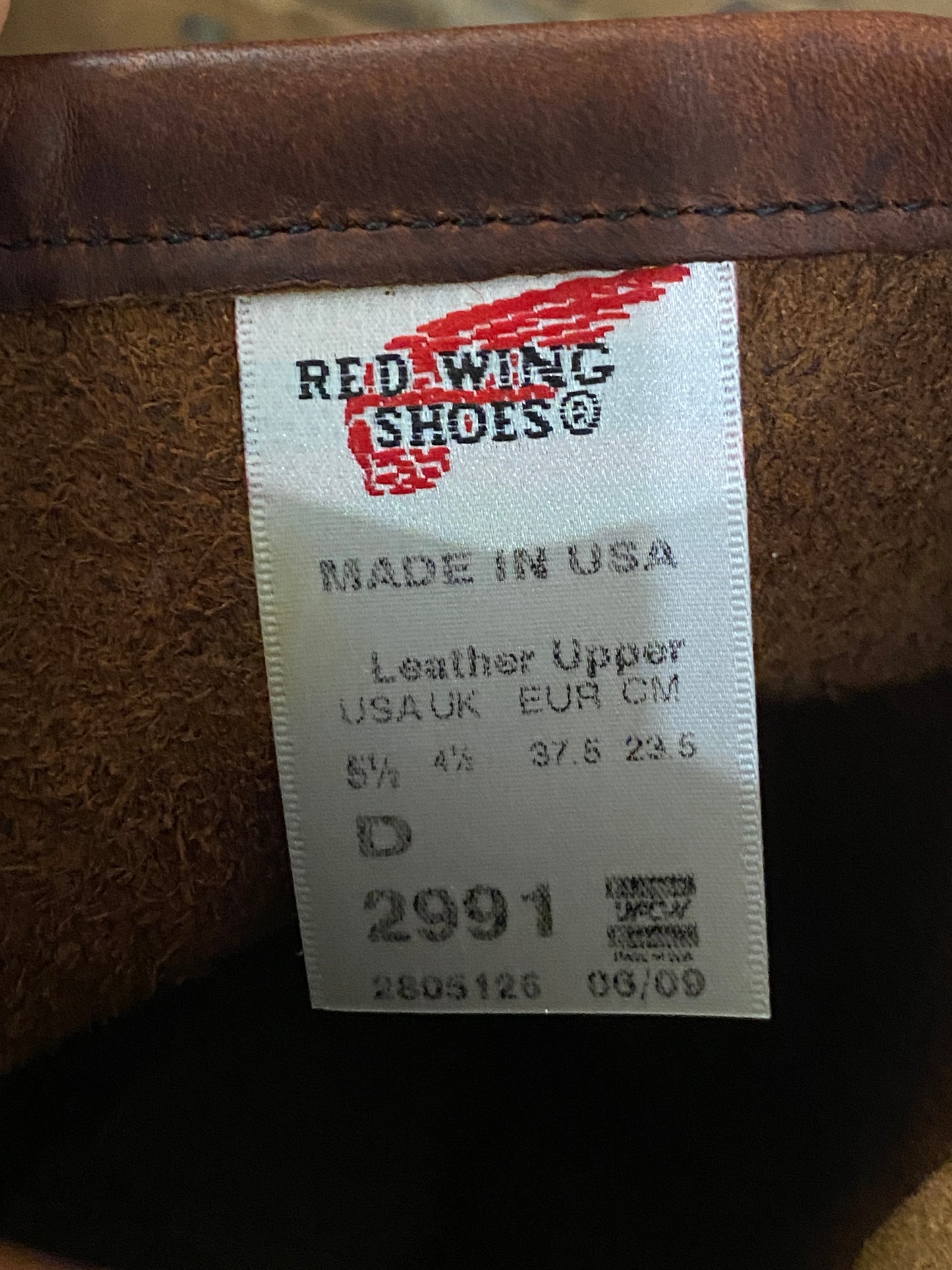 Size 5.5D (37.5 EU ) R W 2991 Engineers Boots Made In USA ( Second )