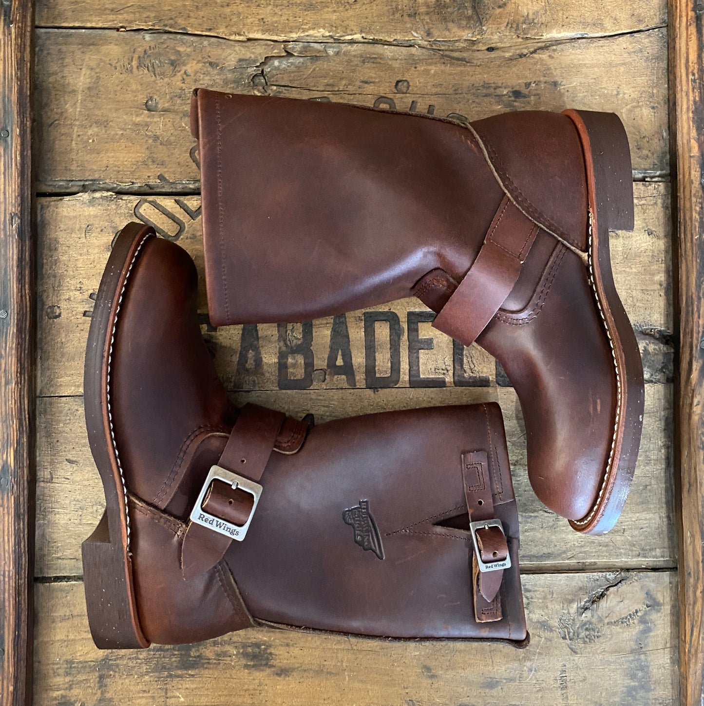 Size 5.5D (37.5 EU ) R W 2991 Engineers Boots Made In USA ( Second )